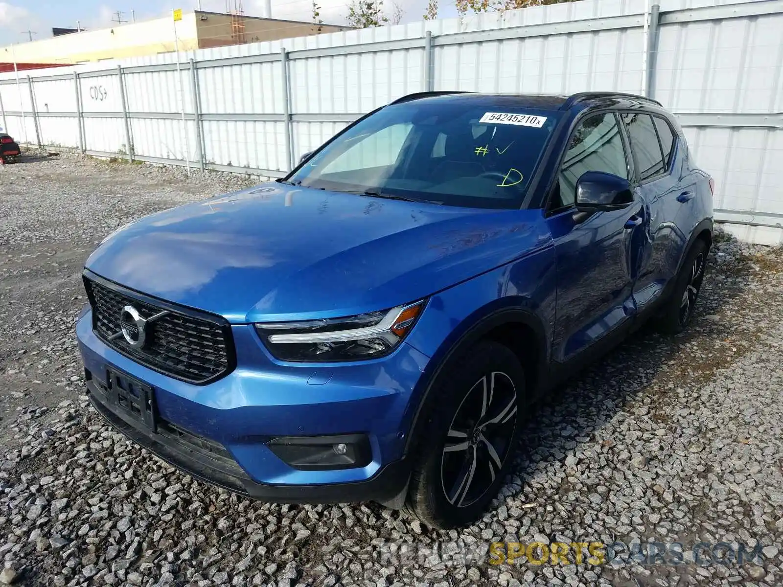 2 Фотография поврежденного автомобиля YV4162UM1K2059901 VOLVO XC40 T5 R- 2019