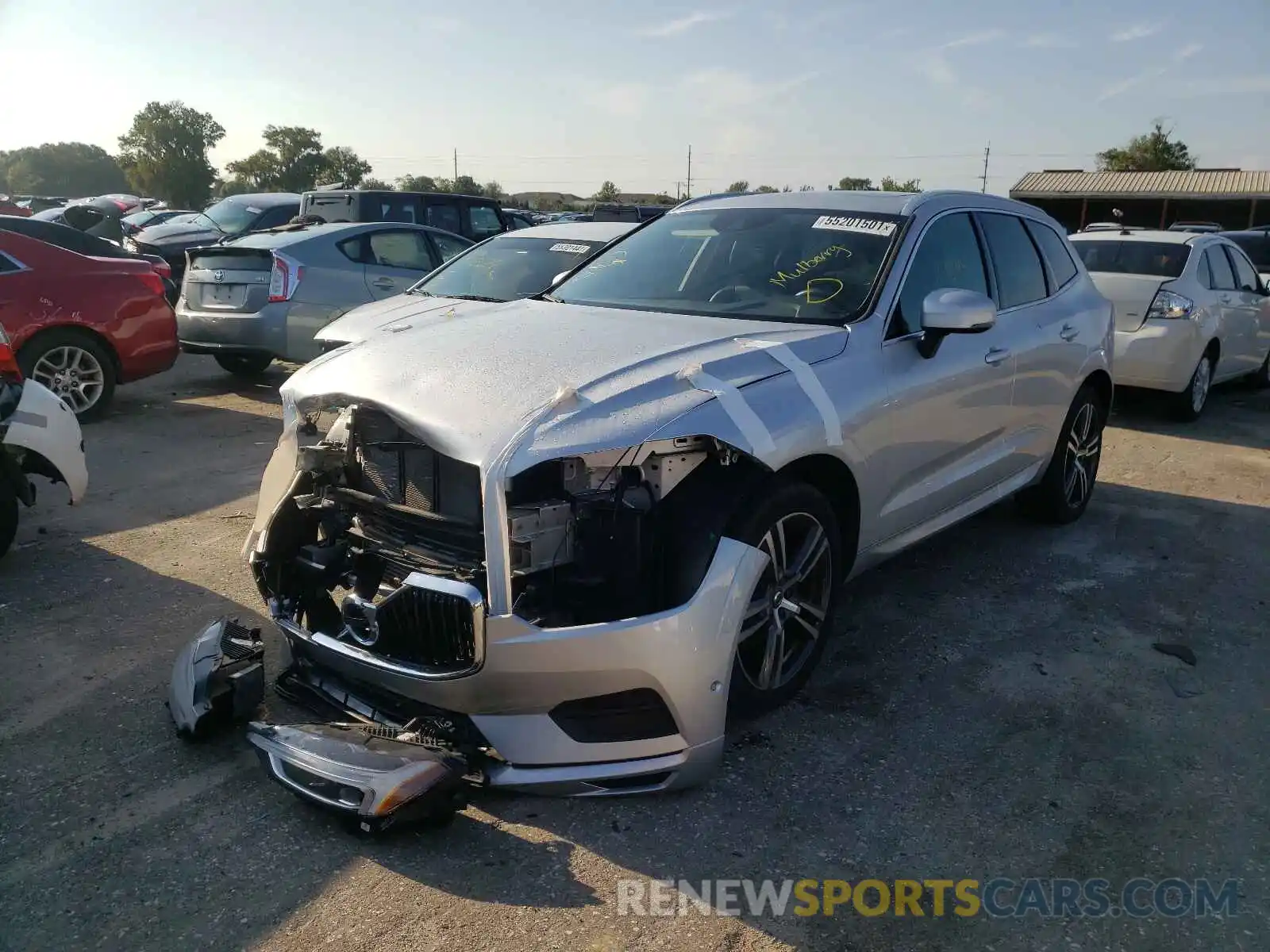 2 Photograph of a damaged car LYV102RK6KB213738 VOLVO XC60 2019