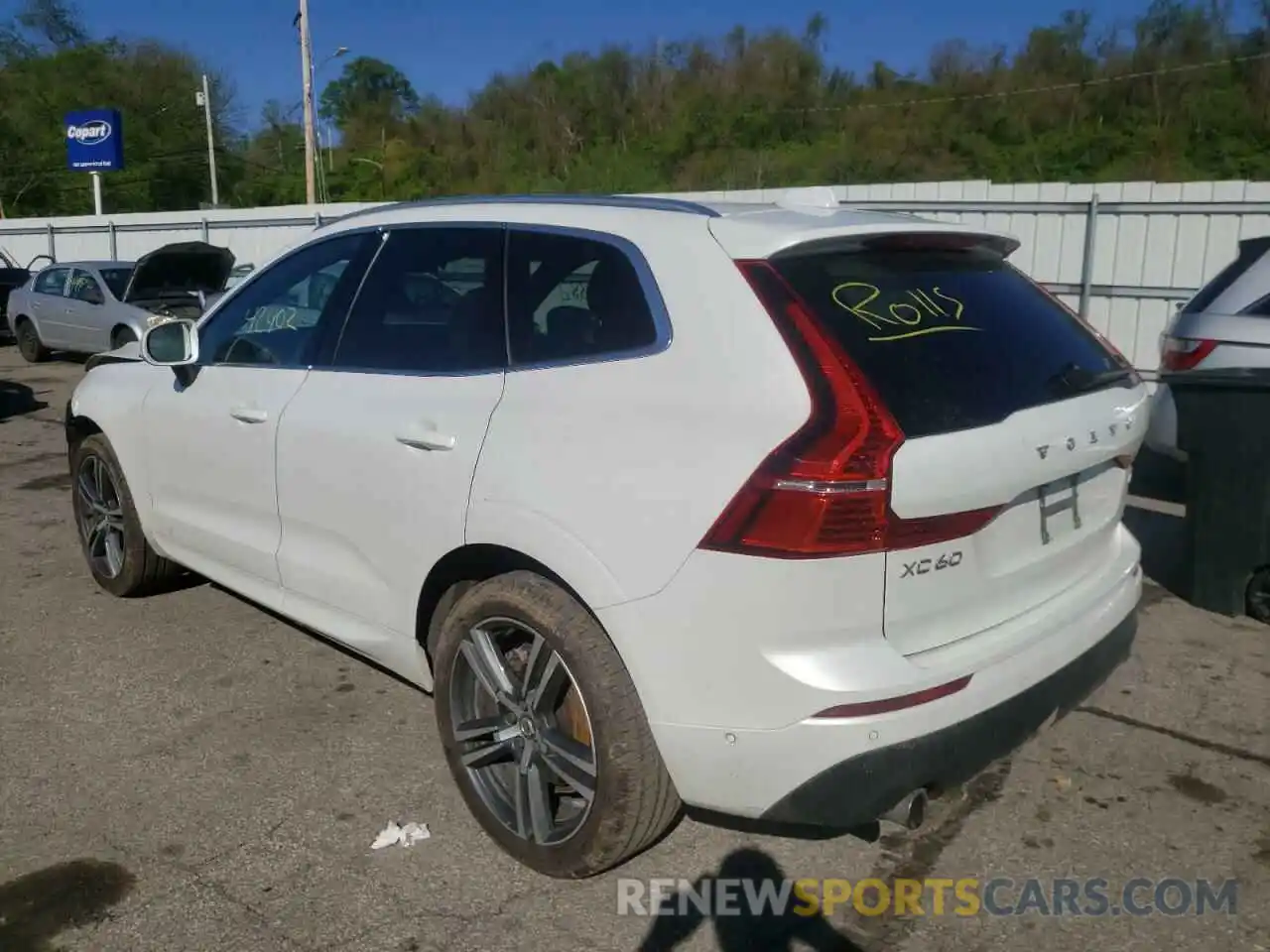 3 Photograph of a damaged car LYVA22RK6KB224328 VOLVO XC60 2019