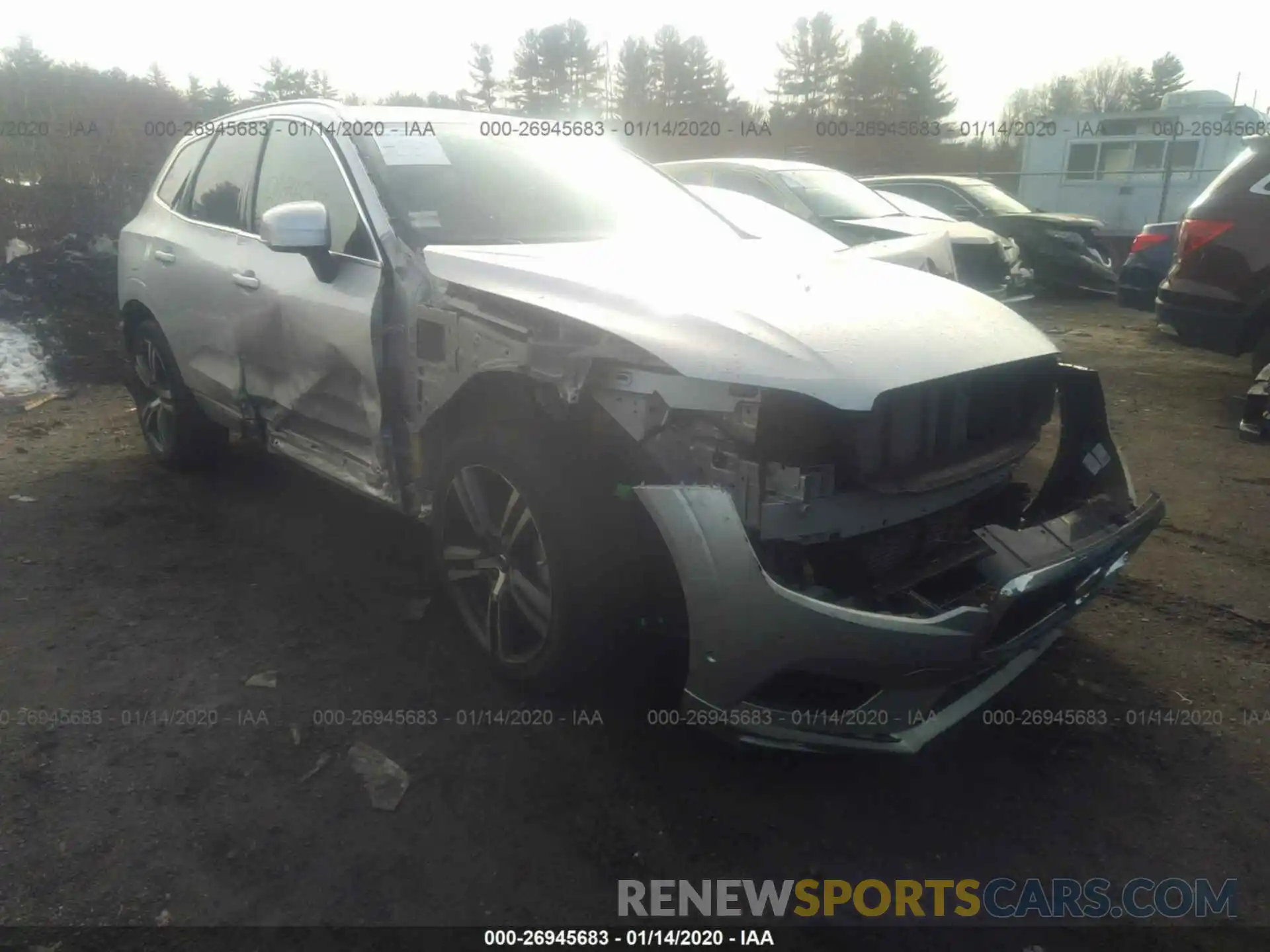 1 Photograph of a damaged car LYVA22RK8KB184222 VOLVO XC60 2019