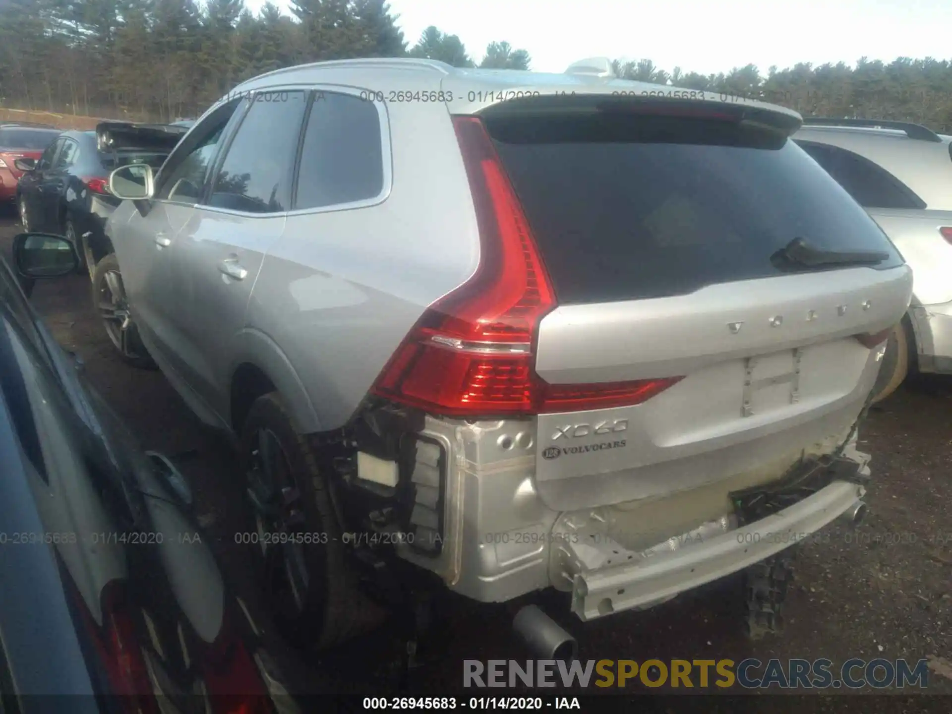 3 Photograph of a damaged car LYVA22RK8KB184222 VOLVO XC60 2019