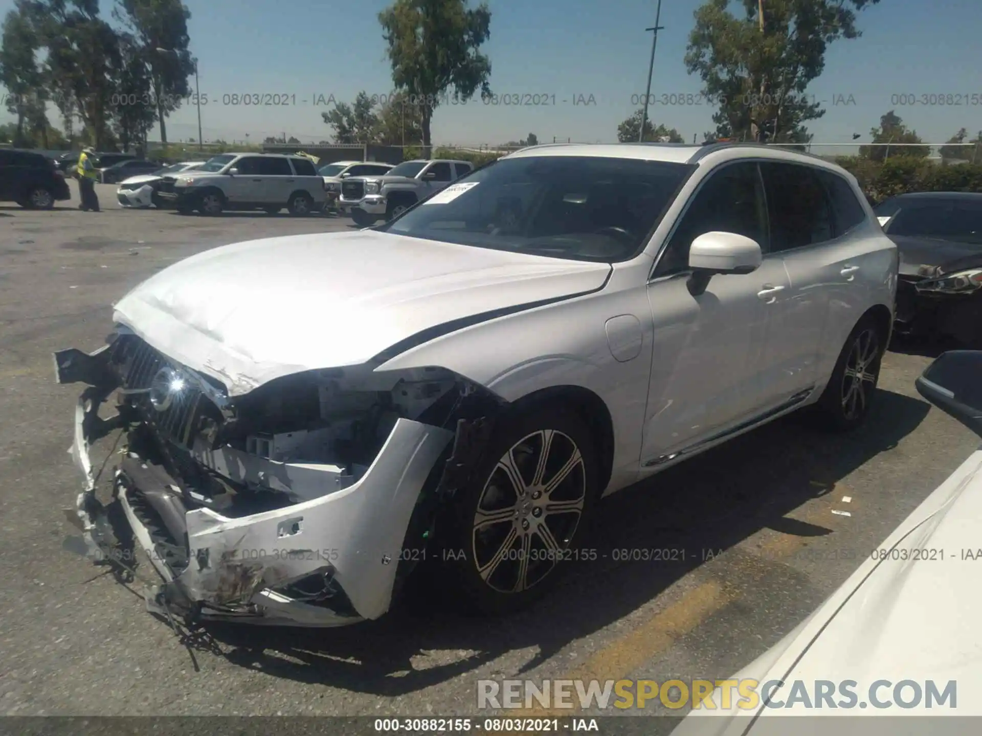 2 Photograph of a damaged car LYVBR0DL8KB192423 VOLVO XC60 2019