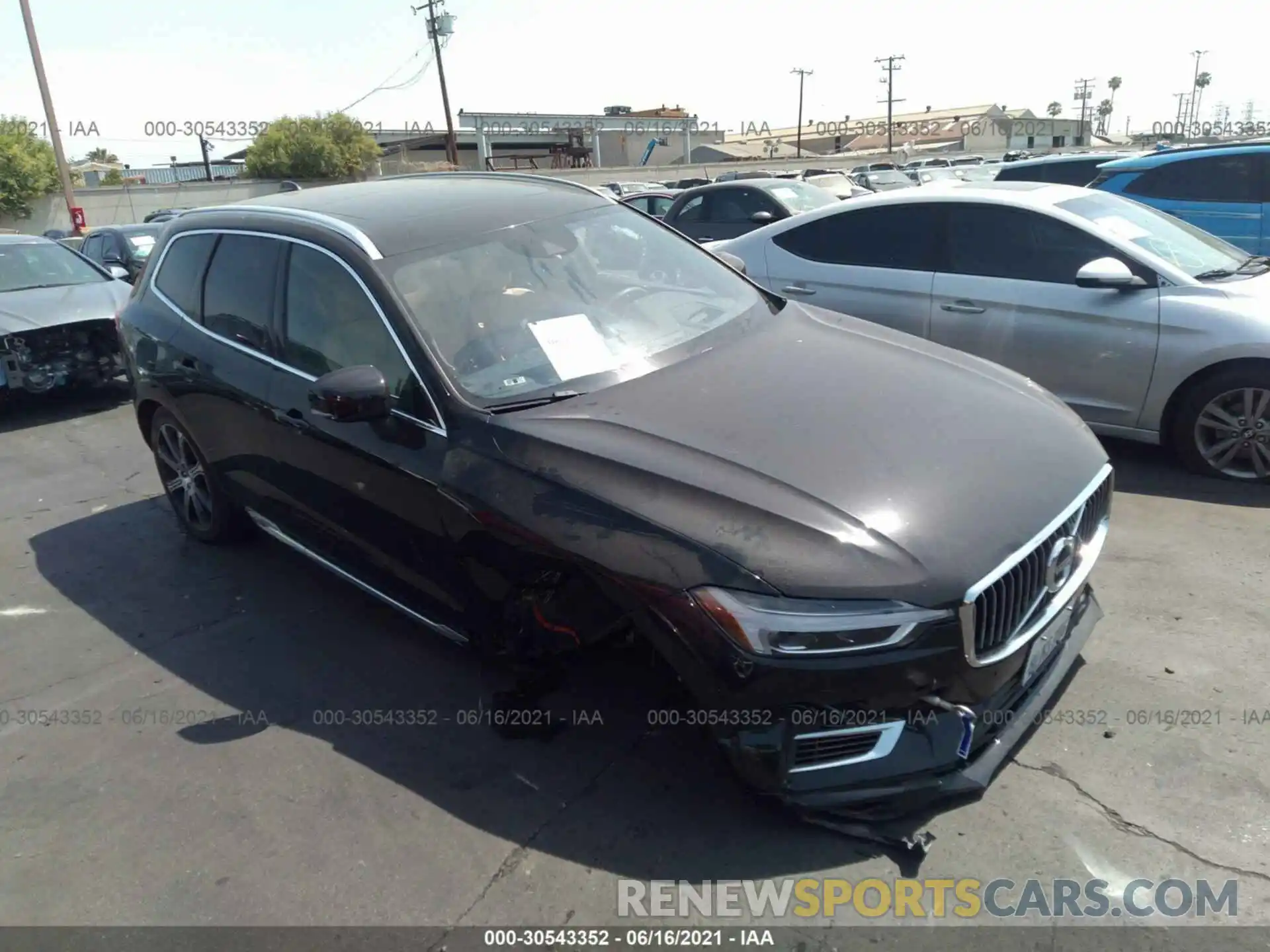 1 Photograph of a damaged car LYVBR0DLXKB289378 VOLVO XC60 2019