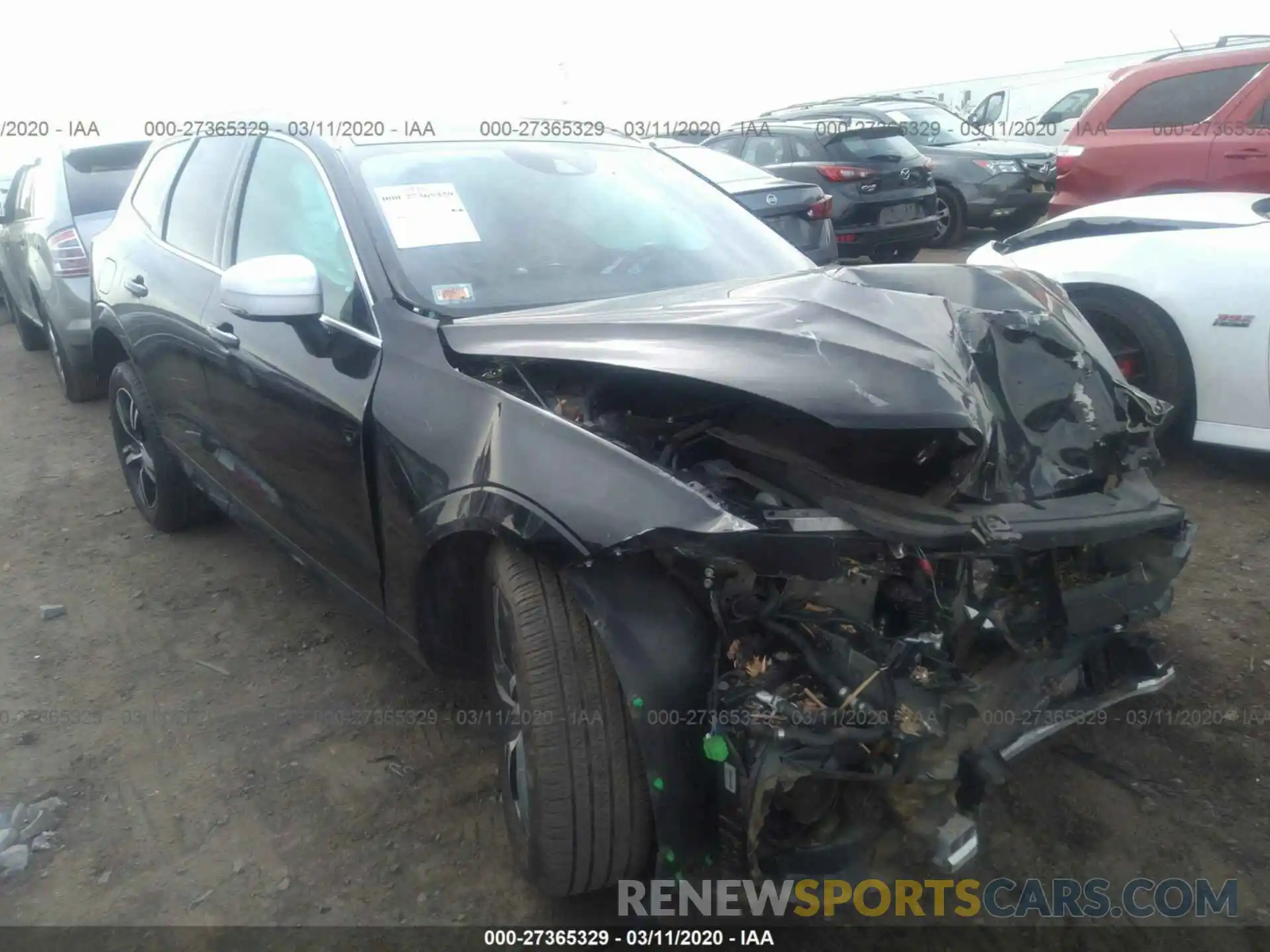 1 Photograph of a damaged car LYVBR0DM6KB236170 VOLVO XC60 2019