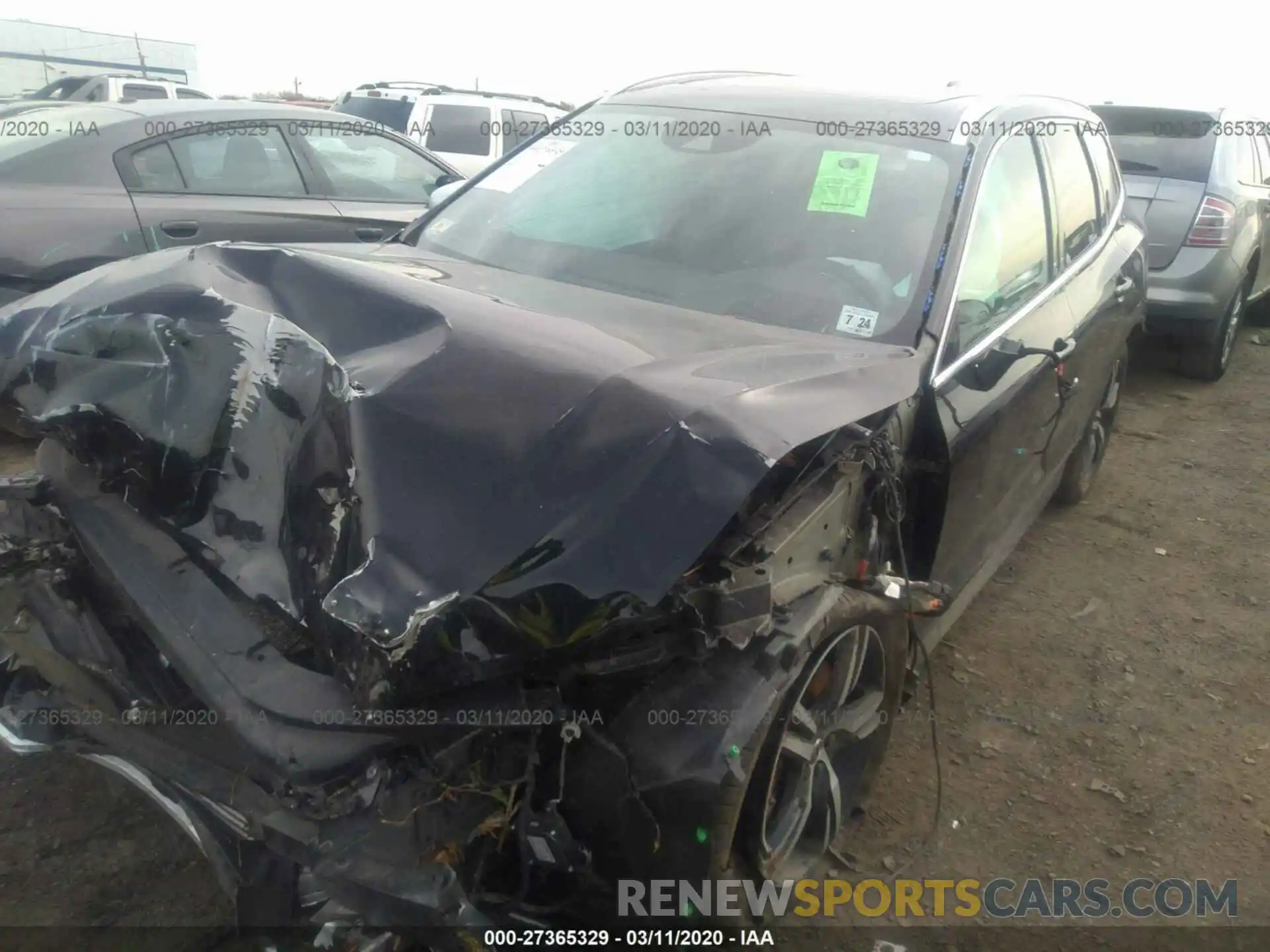 2 Photograph of a damaged car LYVBR0DM6KB236170 VOLVO XC60 2019