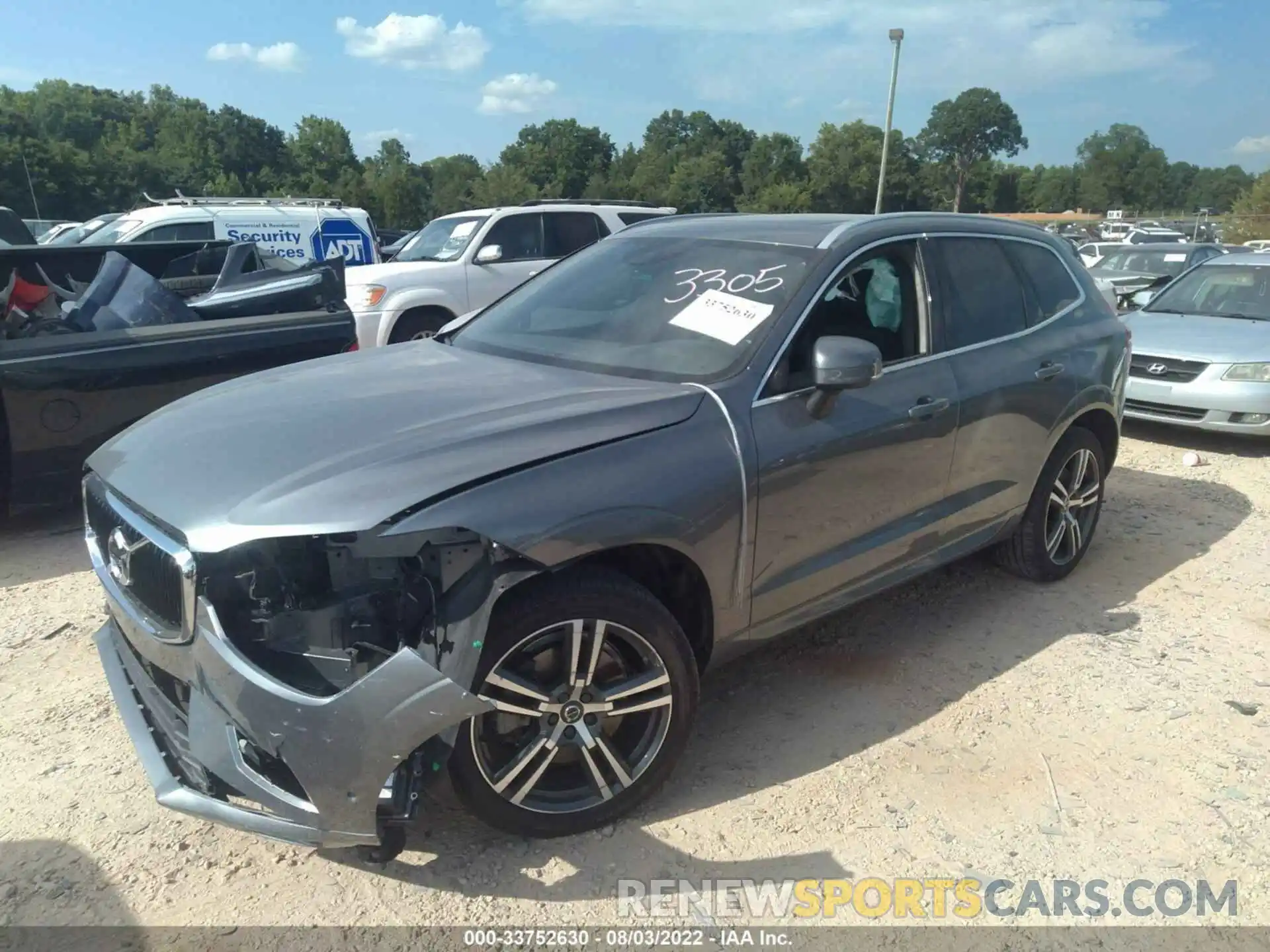 2 Photograph of a damaged car YV4A22RK4K1383305 VOLVO XC60 2019