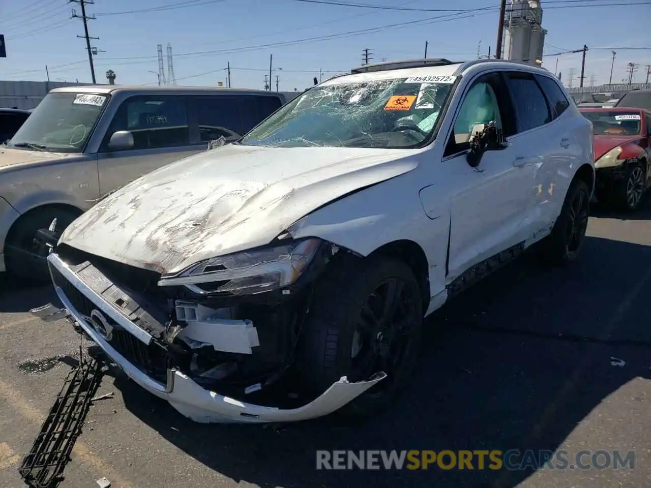 2 Photograph of a damaged car YV4BR0DK5K1378030 VOLVO XC60 2019