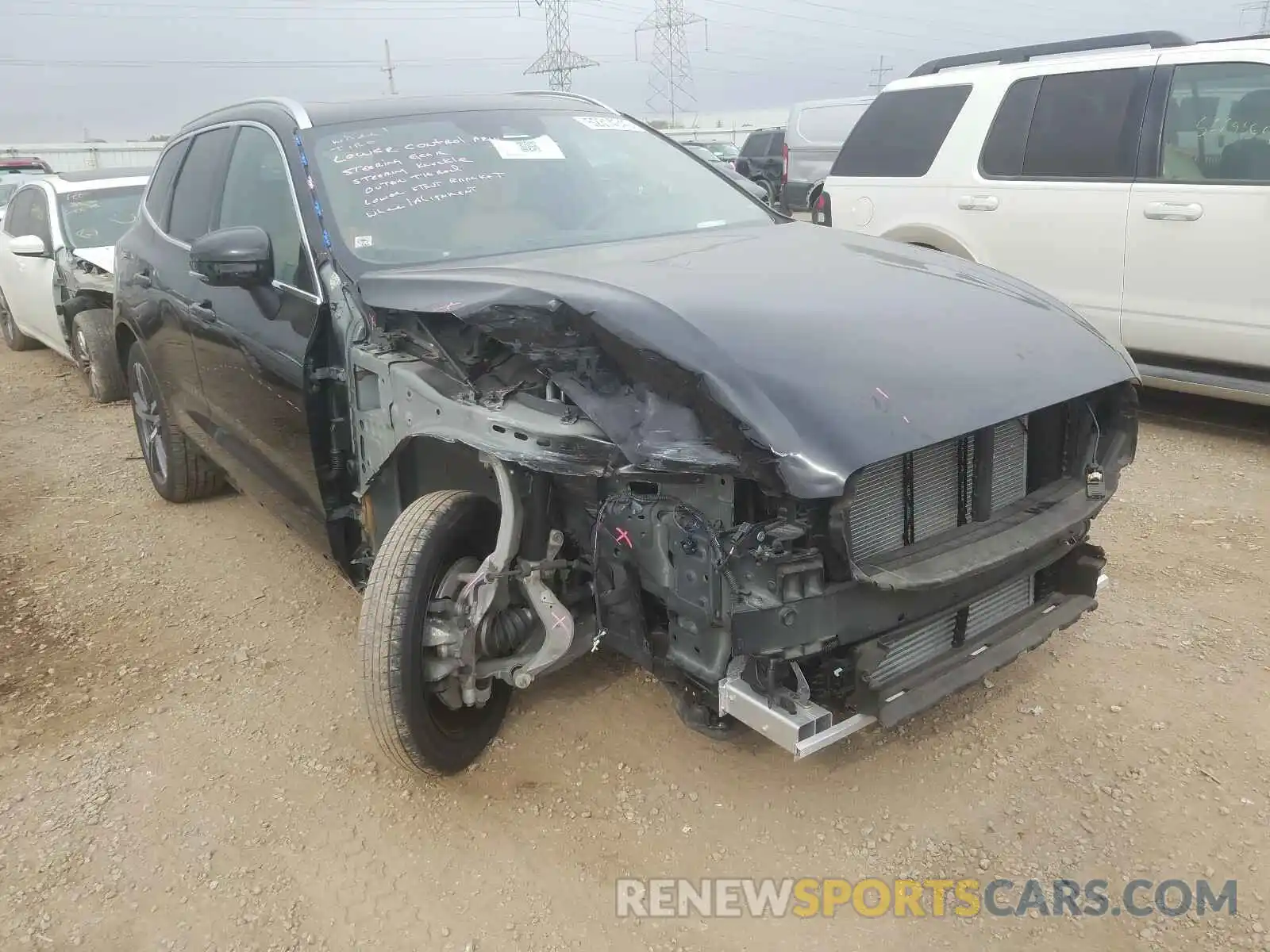 1 Photograph of a damaged car YV4102RK3L1417922 VOLVO XC60 2020