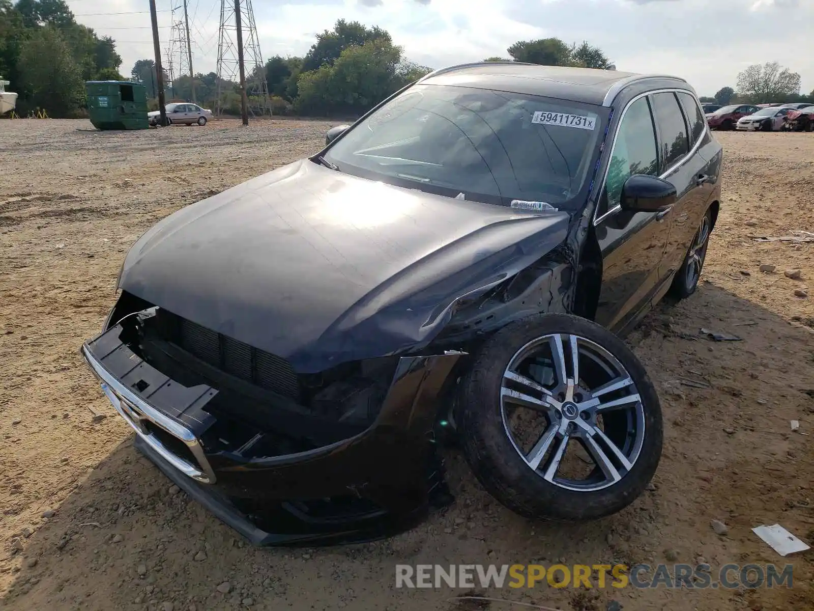 2 Photograph of a damaged car YV4102RK7L1415686 VOLVO XC60 2020