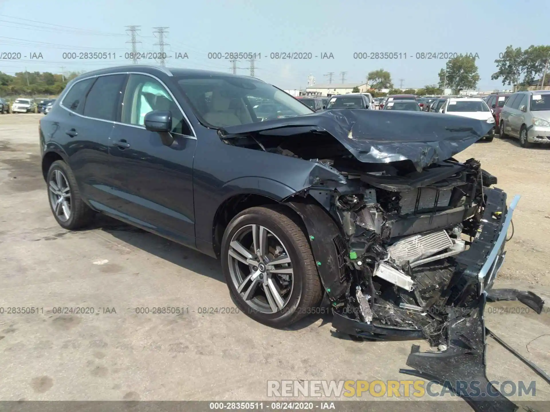 1 Photograph of a damaged car YV4A22RK8L1482842 VOLVO XC60 2020