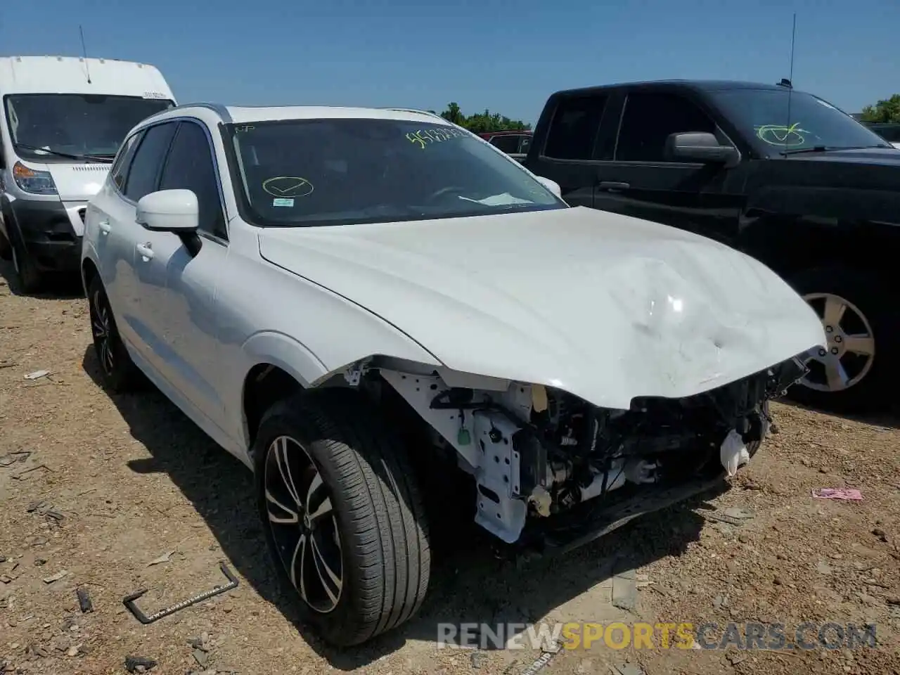 1 Photograph of a damaged car YV4102DK5M1826867 VOLVO XC60 2021