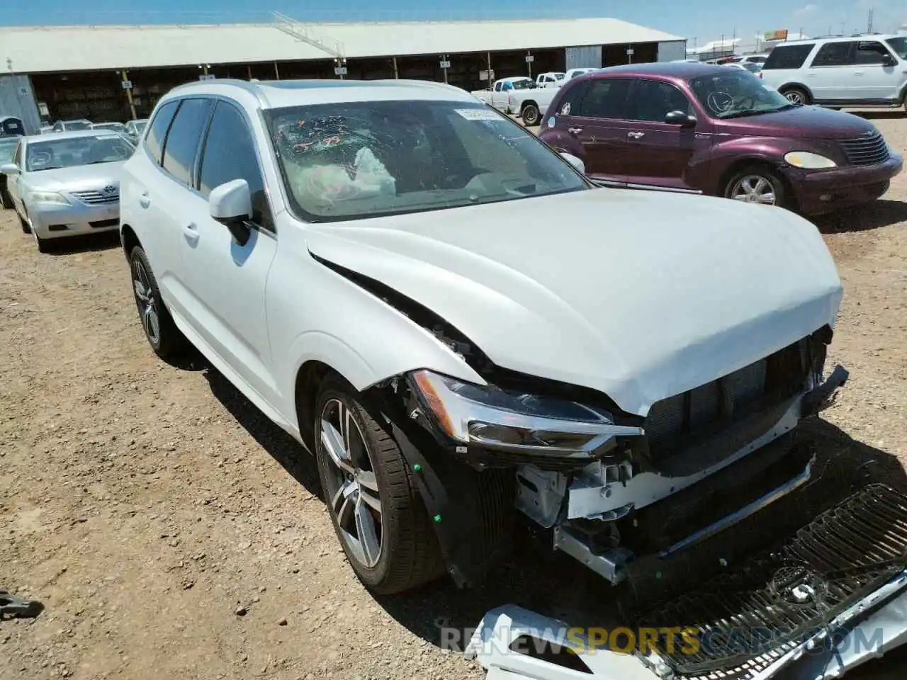 1 Photograph of a damaged car YV4102DK6M1676719 VOLVO XC60 2021