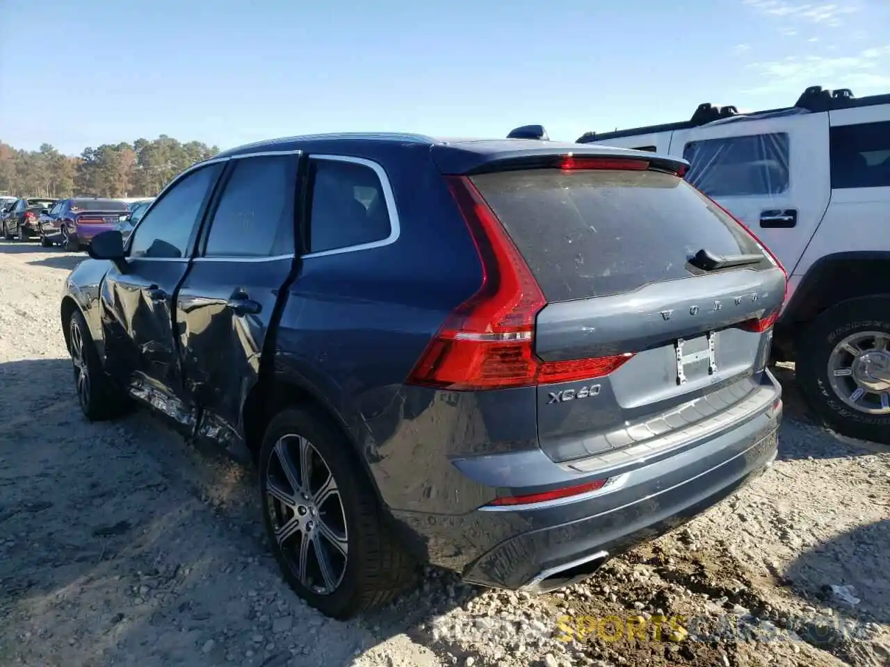 3 Photograph of a damaged car YV4102DL5M1813805 VOLVO XC60 2021