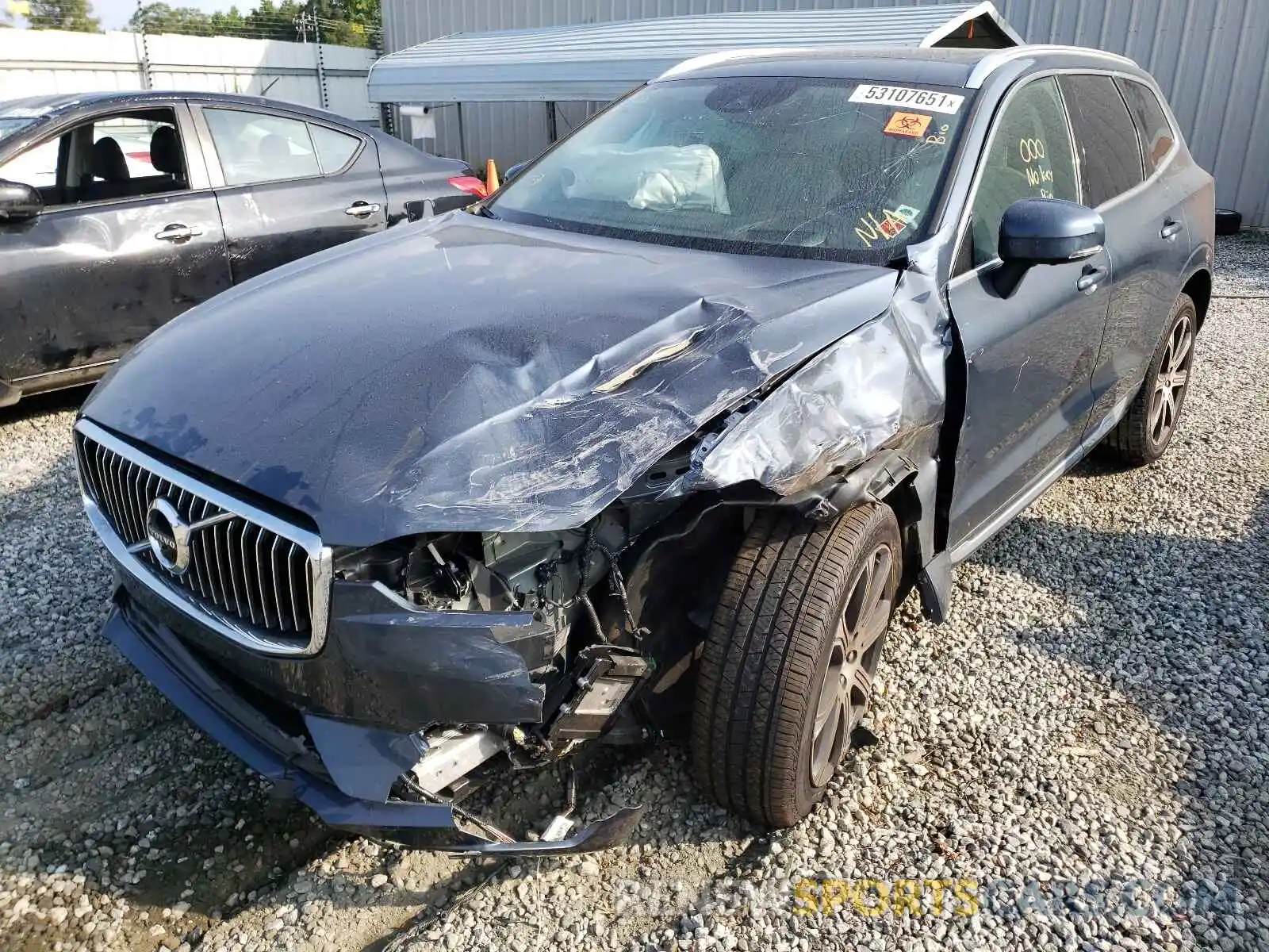 2 Photograph of a damaged car YV4102DL6M1695232 VOLVO XC60 2021