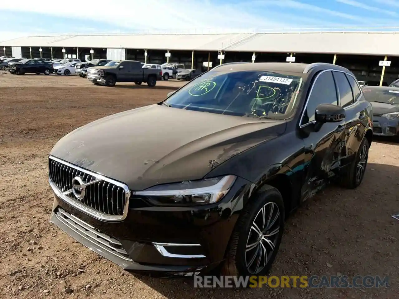 2 Photograph of a damaged car YV4102DLXM1829479 VOLVO XC60 2021