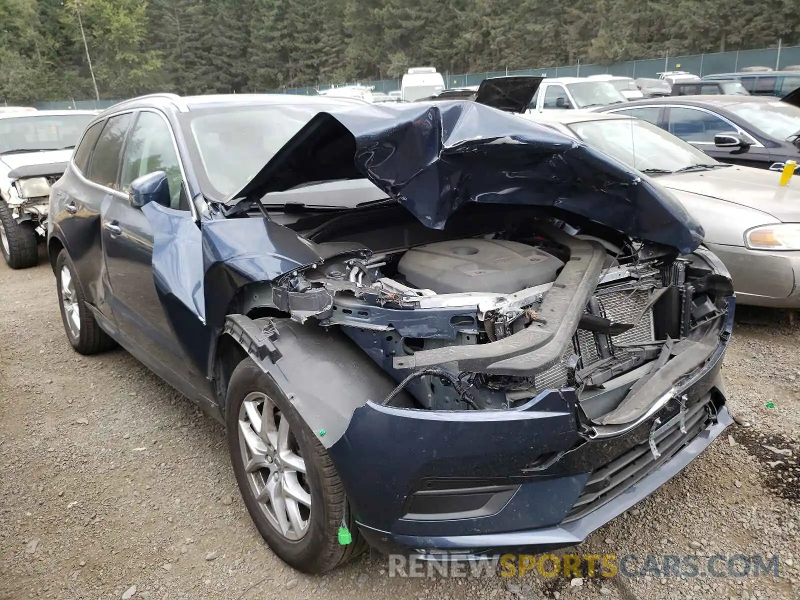 1 Photograph of a damaged car YV4102RK2M1737993 VOLVO XC60 2021