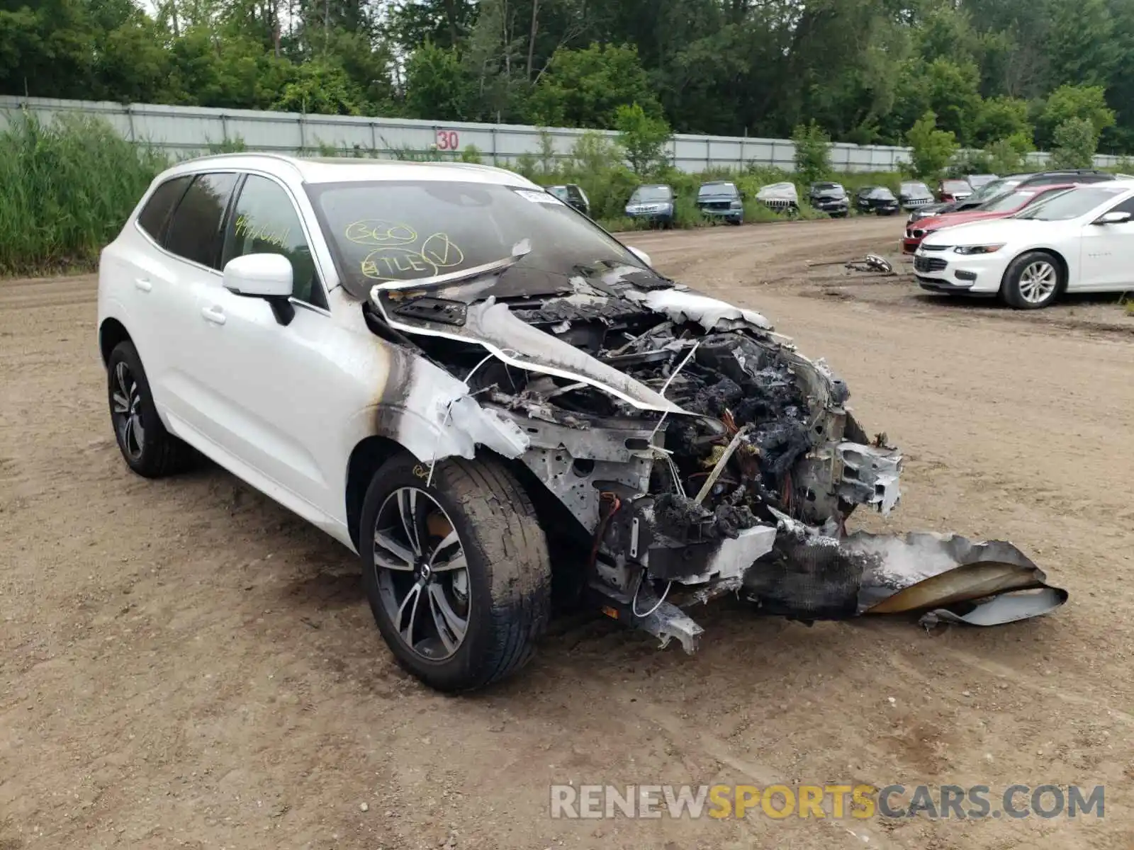 1 Photograph of a damaged car YV4102RK6M1840172 VOLVO XC60 2021