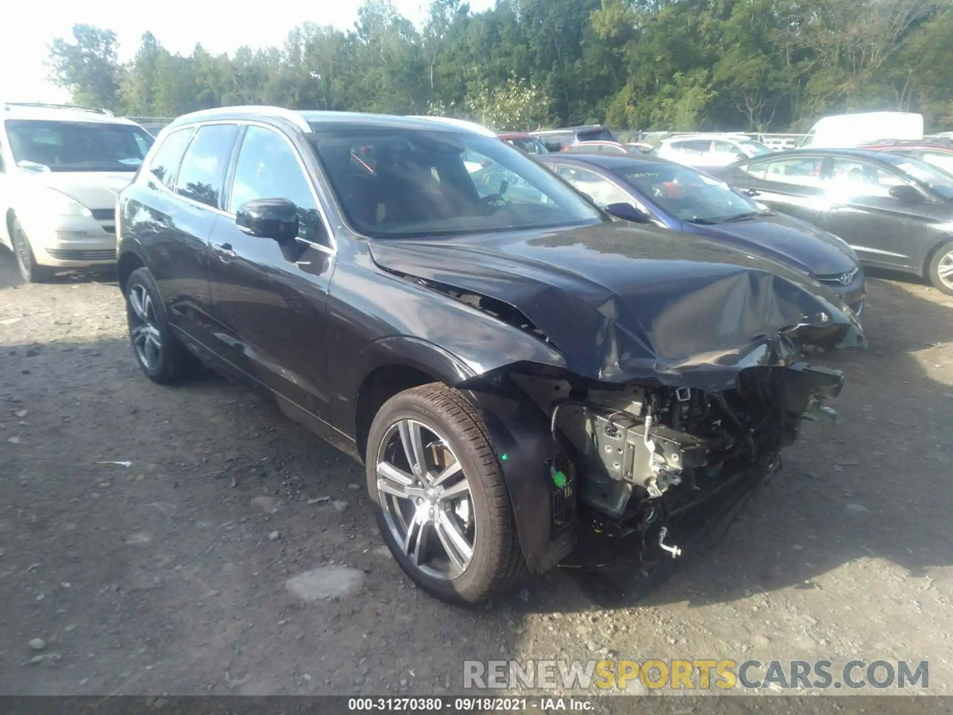 1 Photograph of a damaged car YV4102RK7M1787045 VOLVO XC60 2021