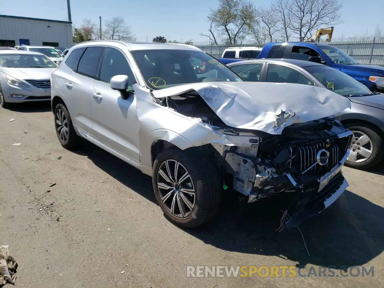 1 Photograph of a damaged car YV4102RL7M1749176 VOLVO XC60 2021