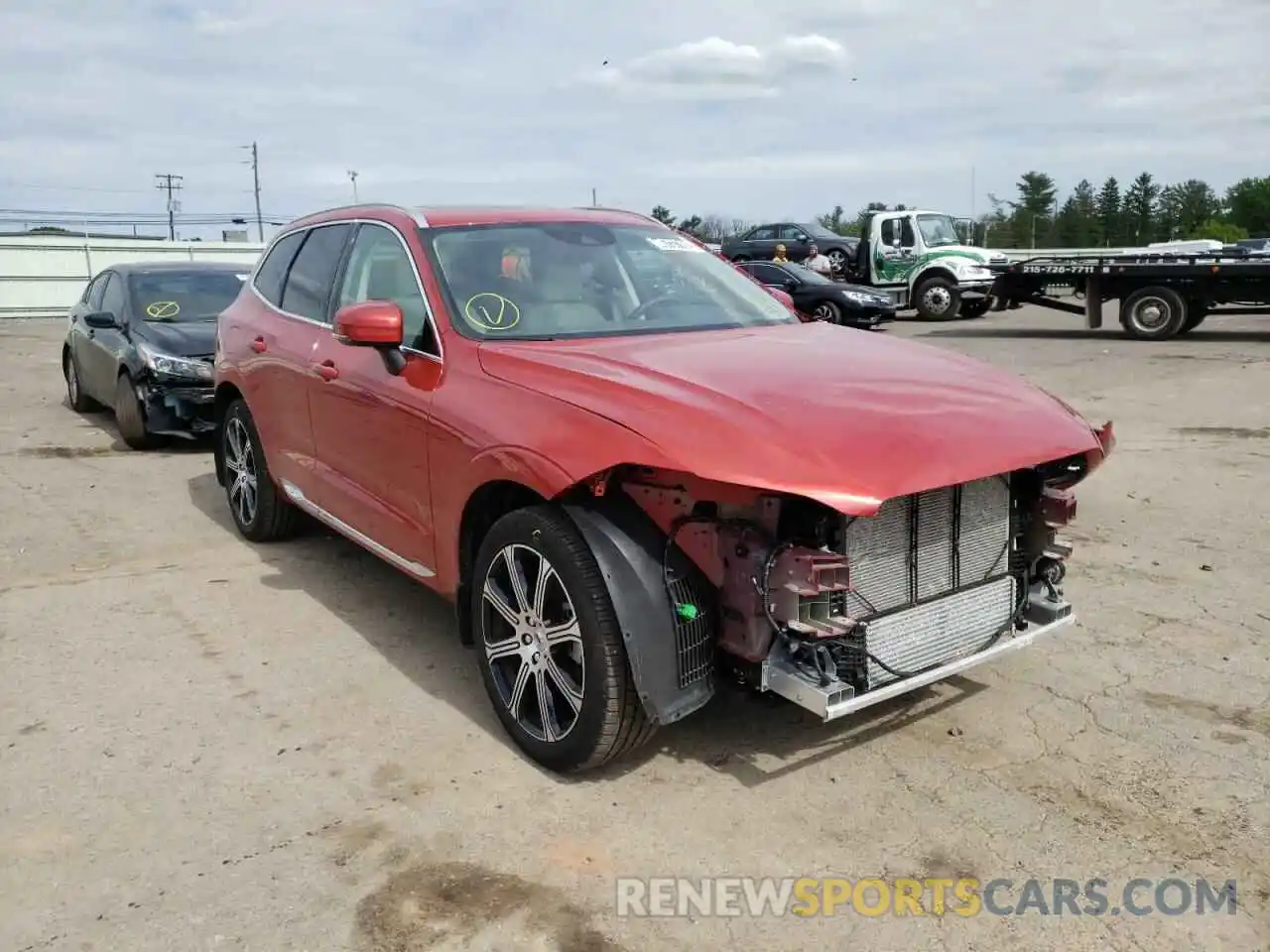 1 Photograph of a damaged car YV4102RL7M1786924 VOLVO XC60 2021