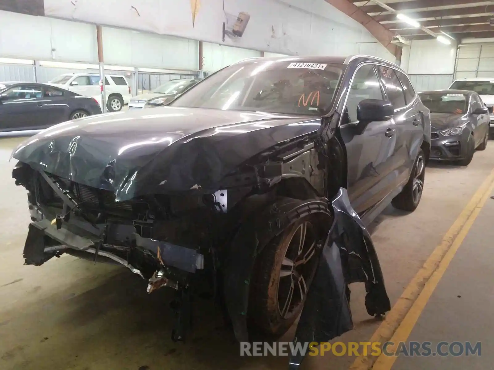 2 Photograph of a damaged car YV4A22RK3M1700770 VOLVO XC60 2021