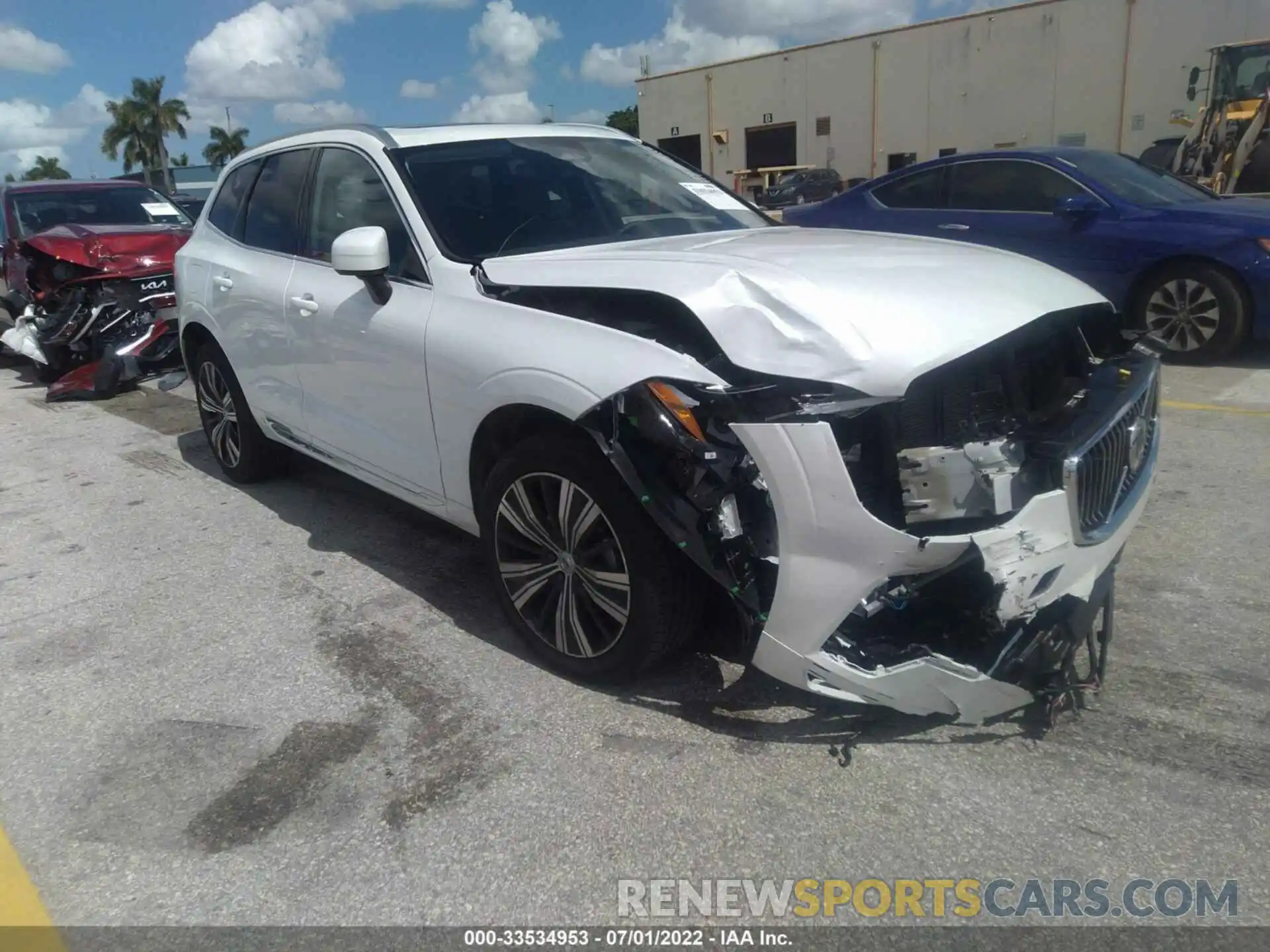 1 Photograph of a damaged car YV4L12DL0N1987336 VOLVO XC60 2022