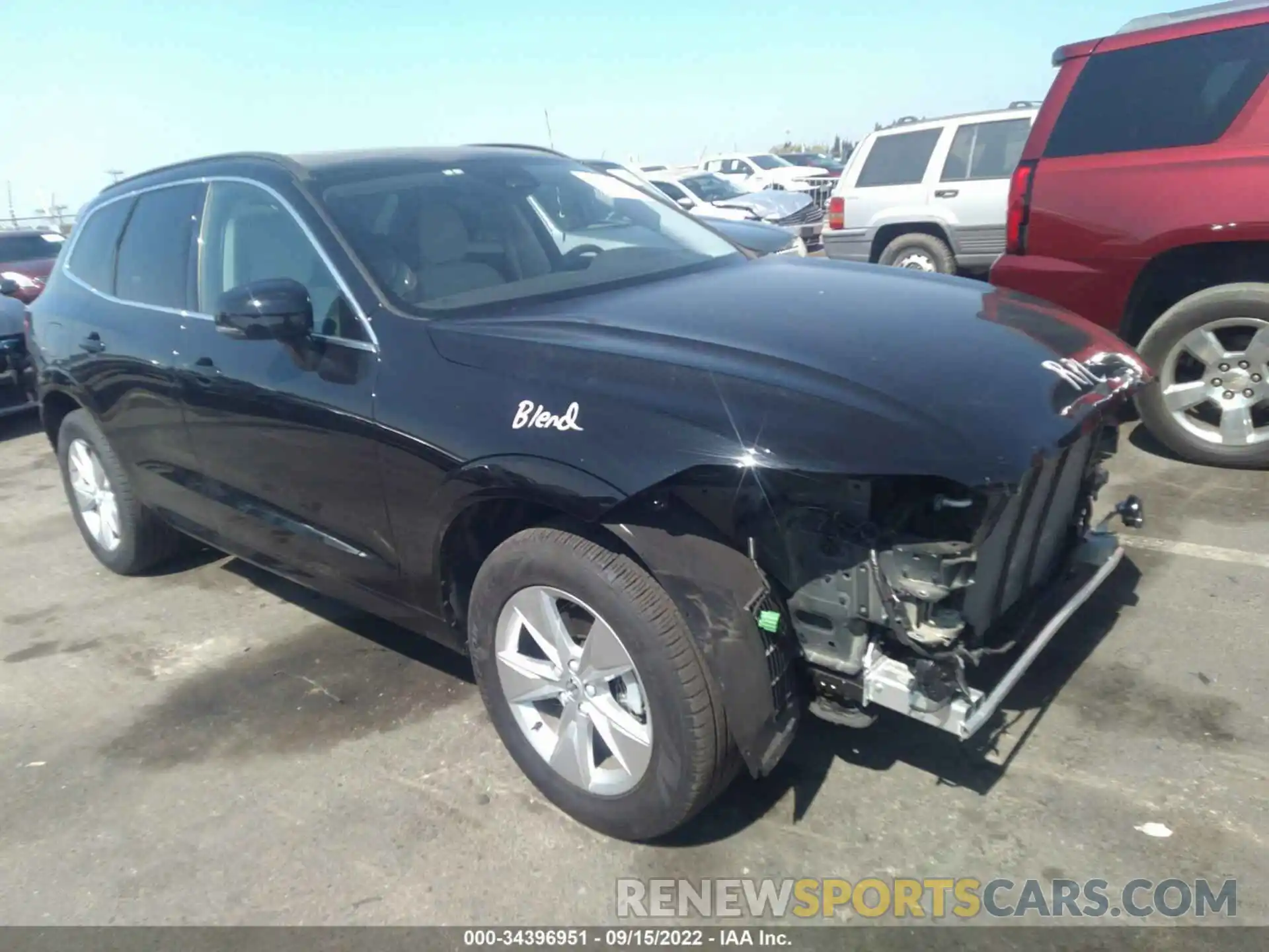 1 Photograph of a damaged car YV4L12RK2N1962910 VOLVO XC60 2022