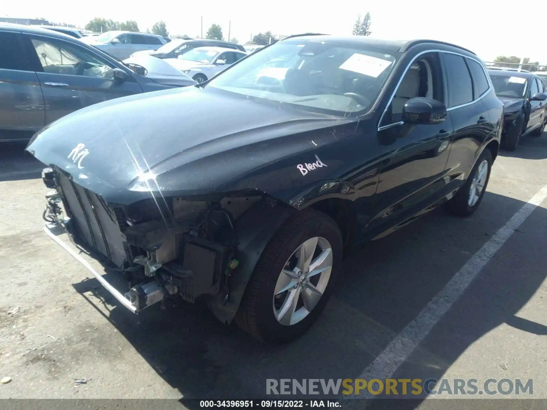 2 Photograph of a damaged car YV4L12RK2N1962910 VOLVO XC60 2022