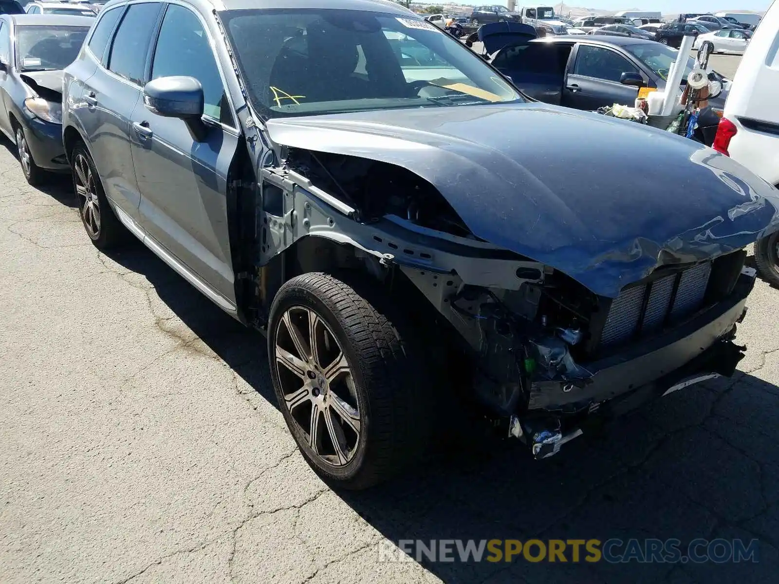 1 Photograph of a damaged car YV4A22RL9K1387262 VOLVO XC60 T6 IN 2019