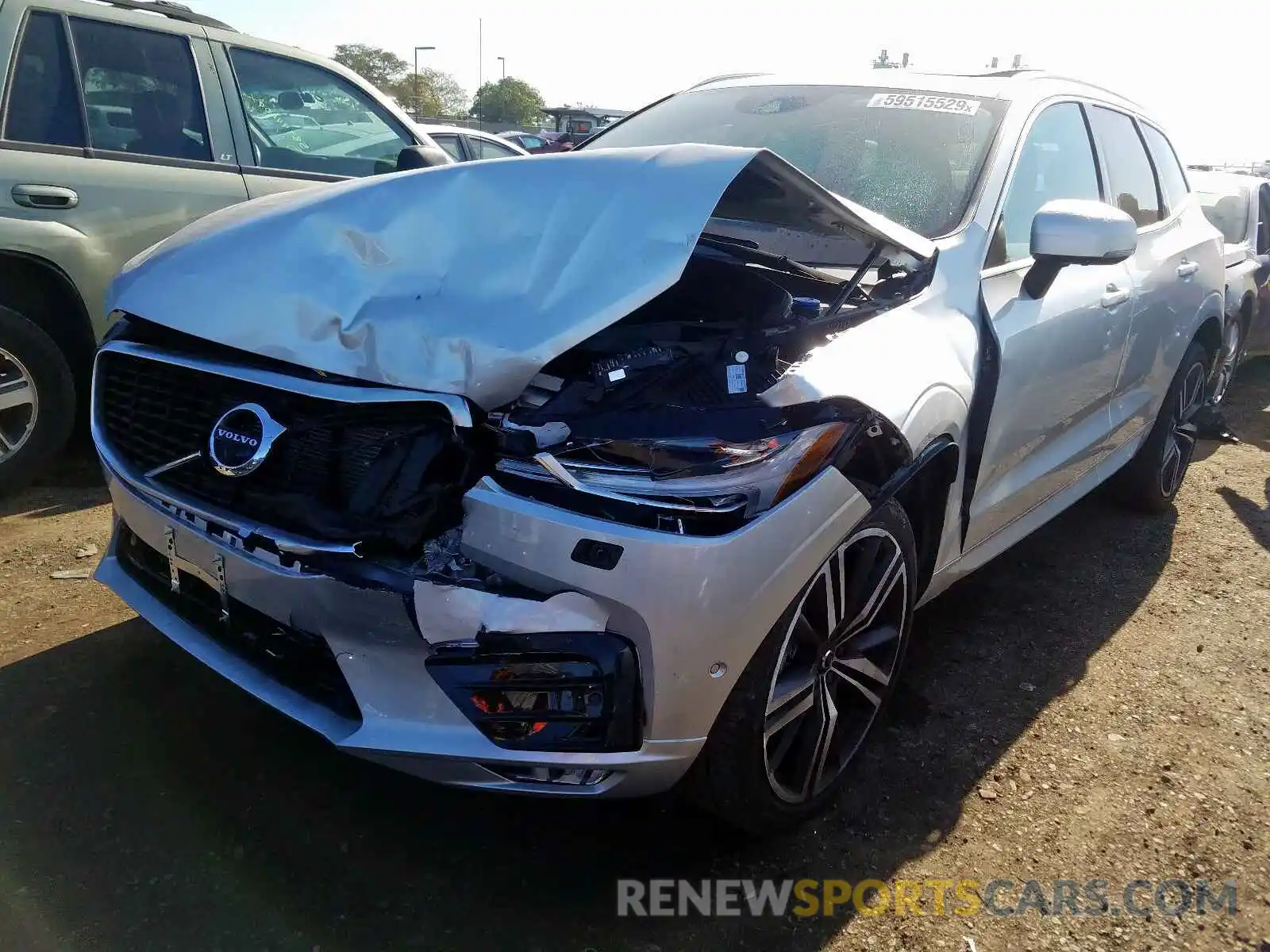 2 Photograph of a damaged car YV4A22RM4K1343744 VOLVO XC60 T6 R- 2019