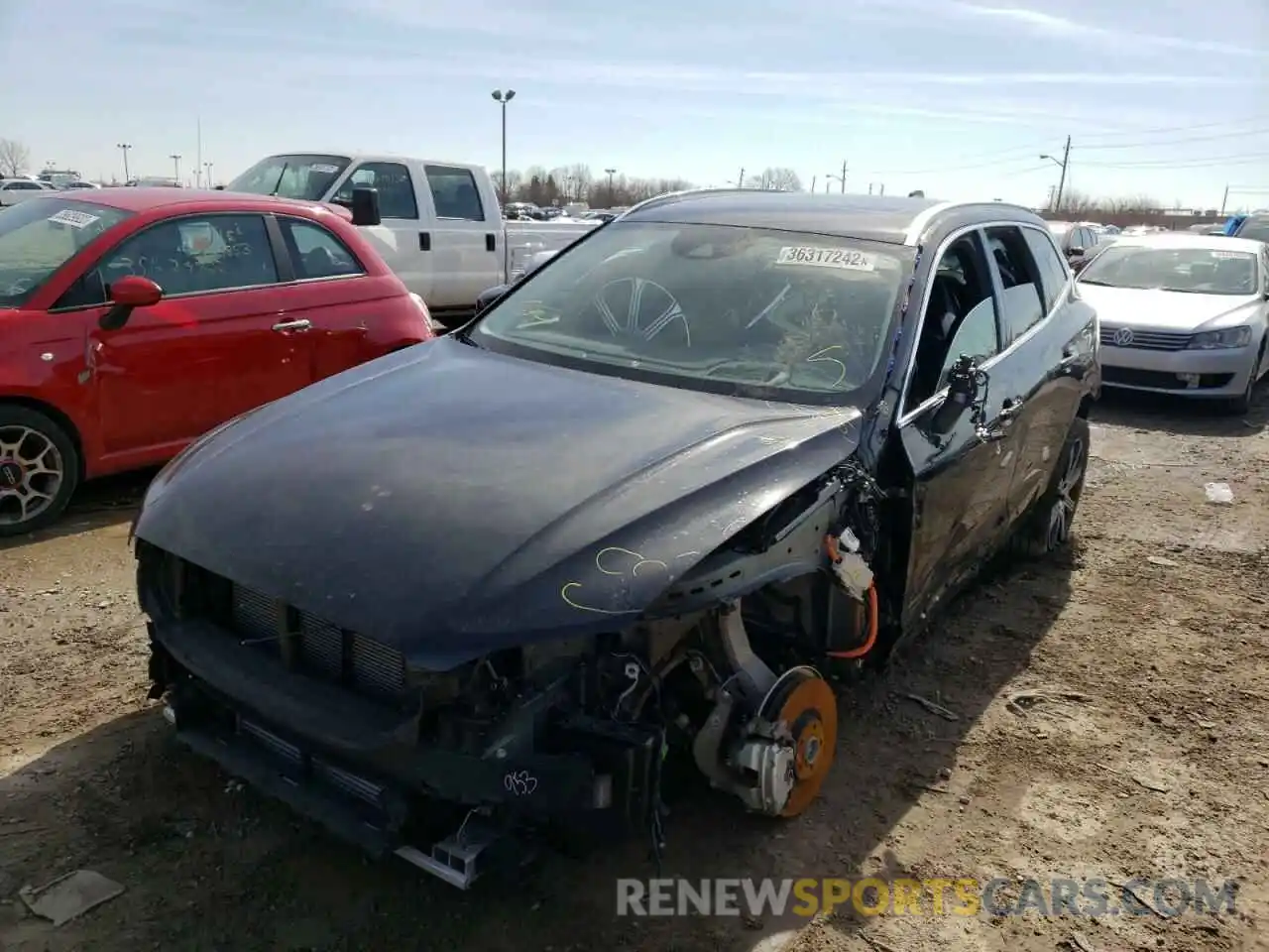 2 Photograph of a damaged car YV4BR0DL4M1830982 VOLVO XC60 T8 RE 2021