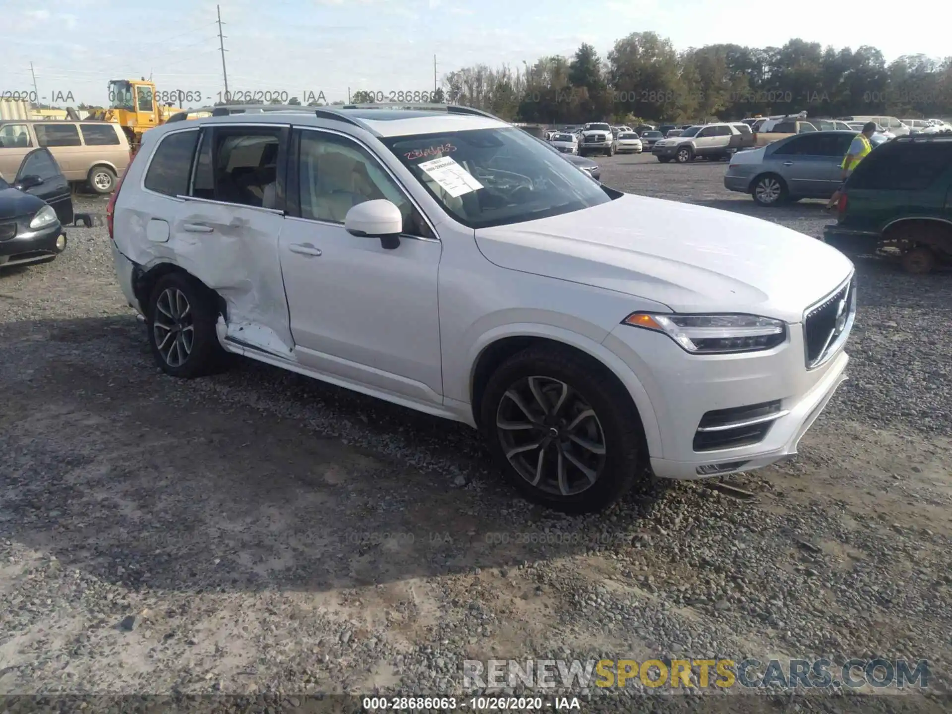 1 Photograph of a damaged car YV4102CK8K1509499 VOLVO XC90 2019