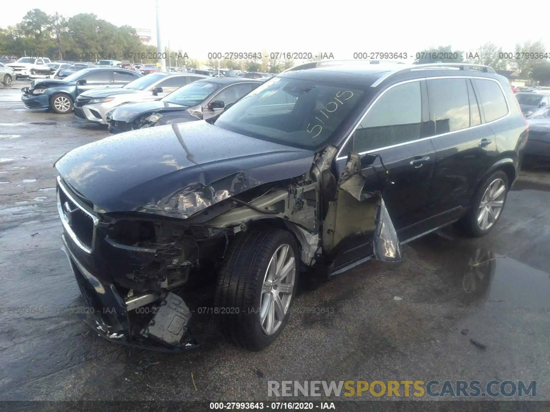 2 Photograph of a damaged car YV4102PK0K1511015 VOLVO XC90 2019