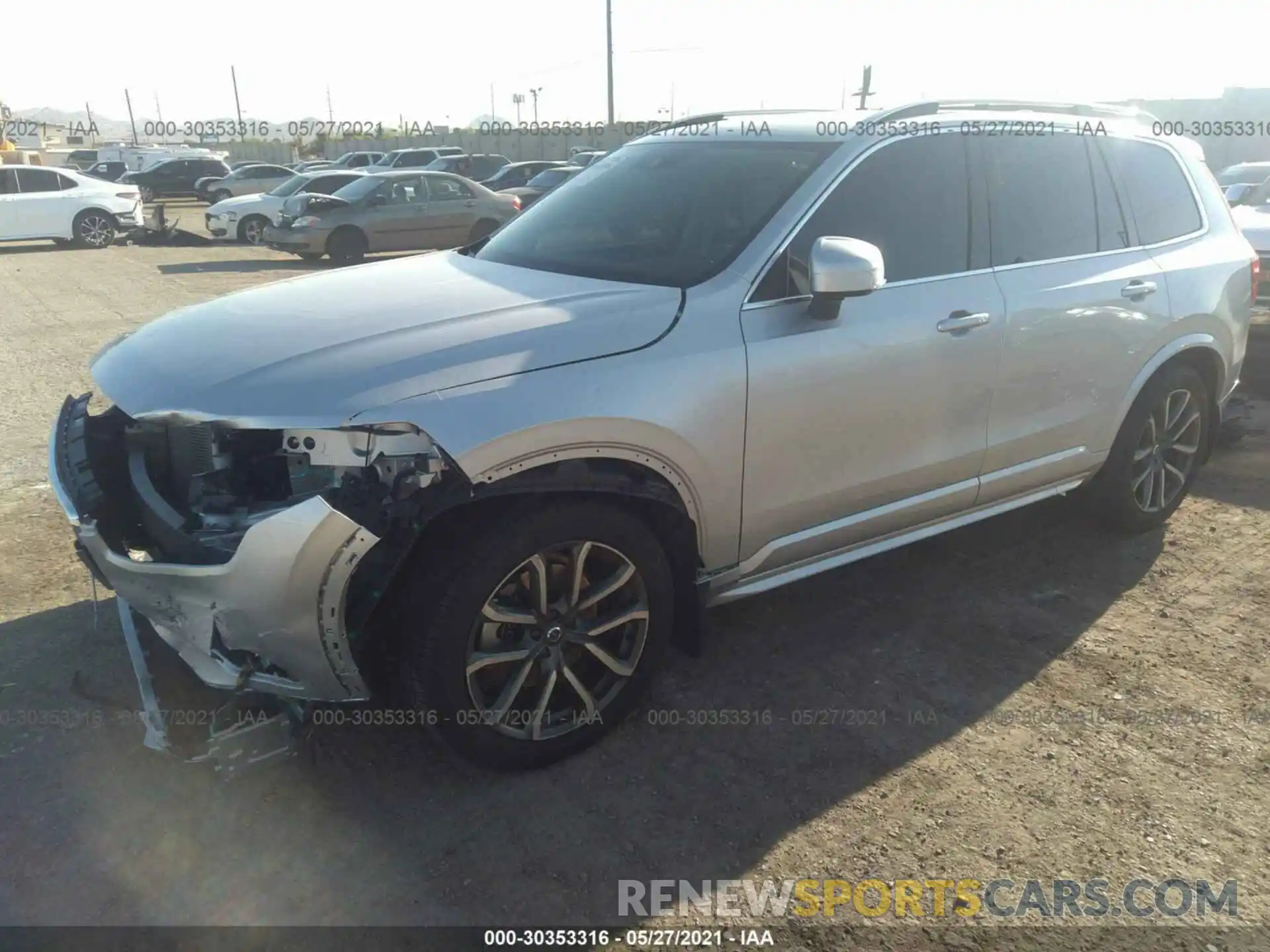 2 Photograph of a damaged car YV4102PK1K1500041 VOLVO XC90 2019