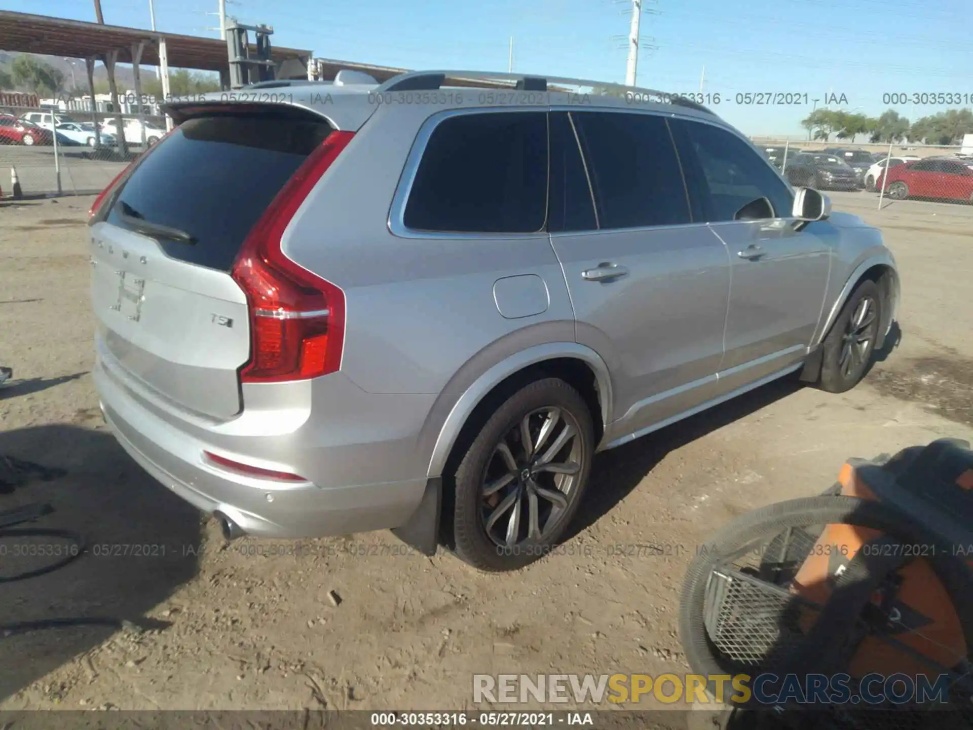 4 Фотография поврежденного автомобиля YV4102PK1K1500041 VOLVO XC90 2019