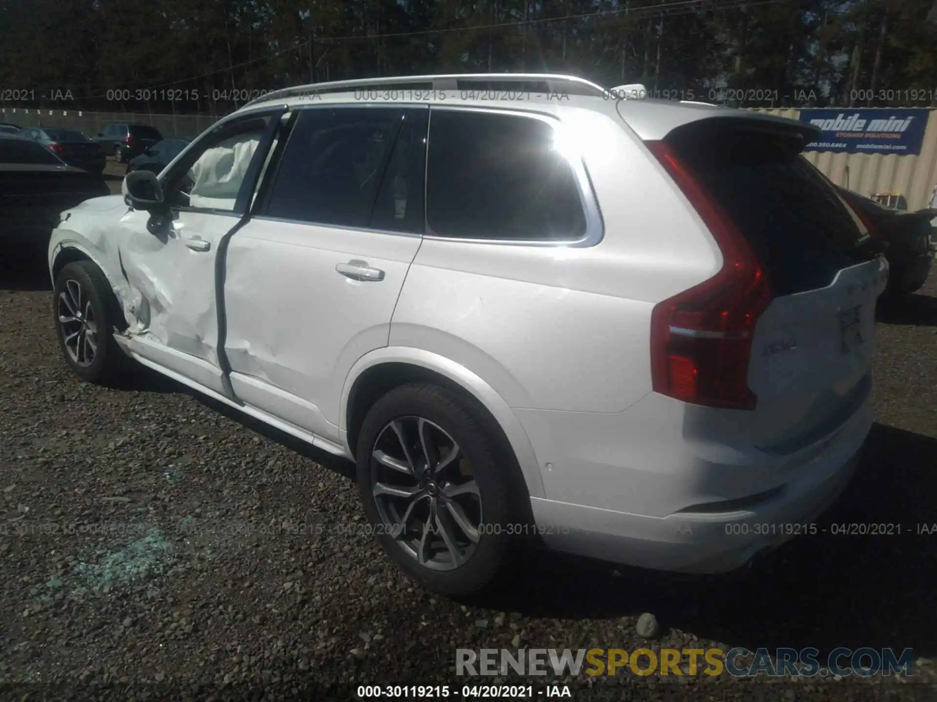 3 Photograph of a damaged car YV4102PK6K1507244 VOLVO XC90 2019