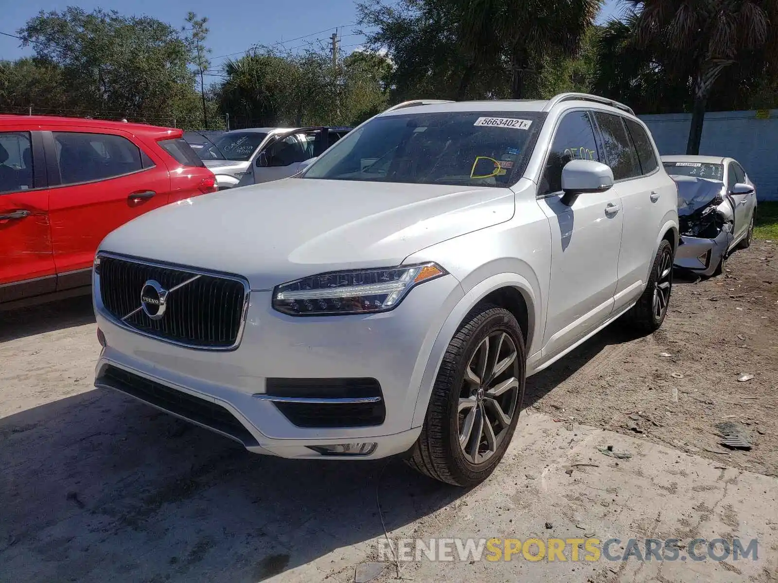 2 Photograph of a damaged car YV4102PK7K1503185 VOLVO XC90 2019