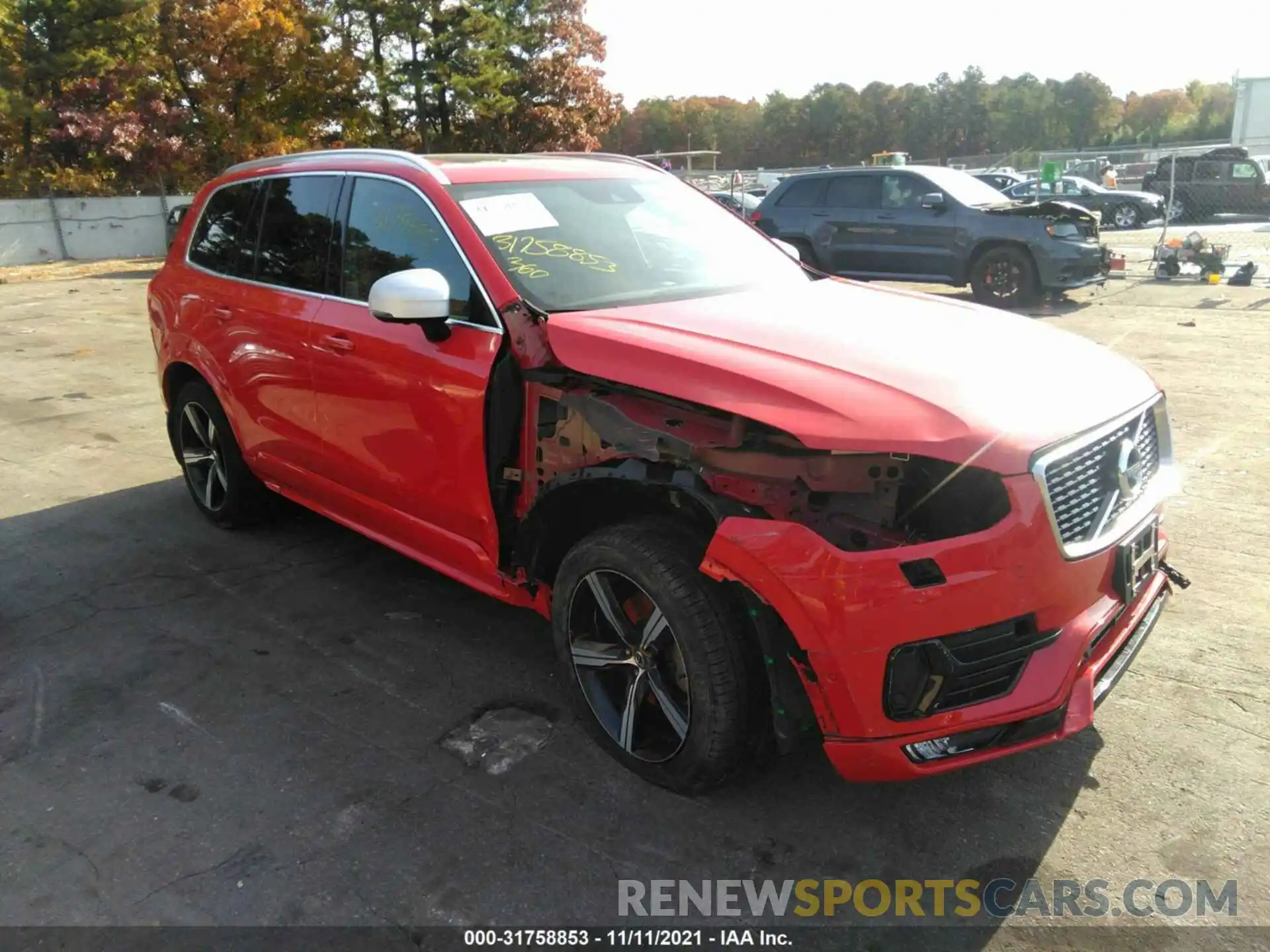 1 Photograph of a damaged car YV4102PM0K1443929 VOLVO XC90 2019