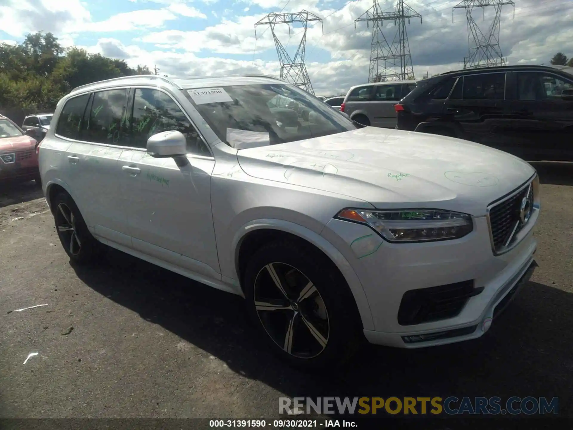 1 Photograph of a damaged car YV4102PM1K1507623 VOLVO XC90 2019