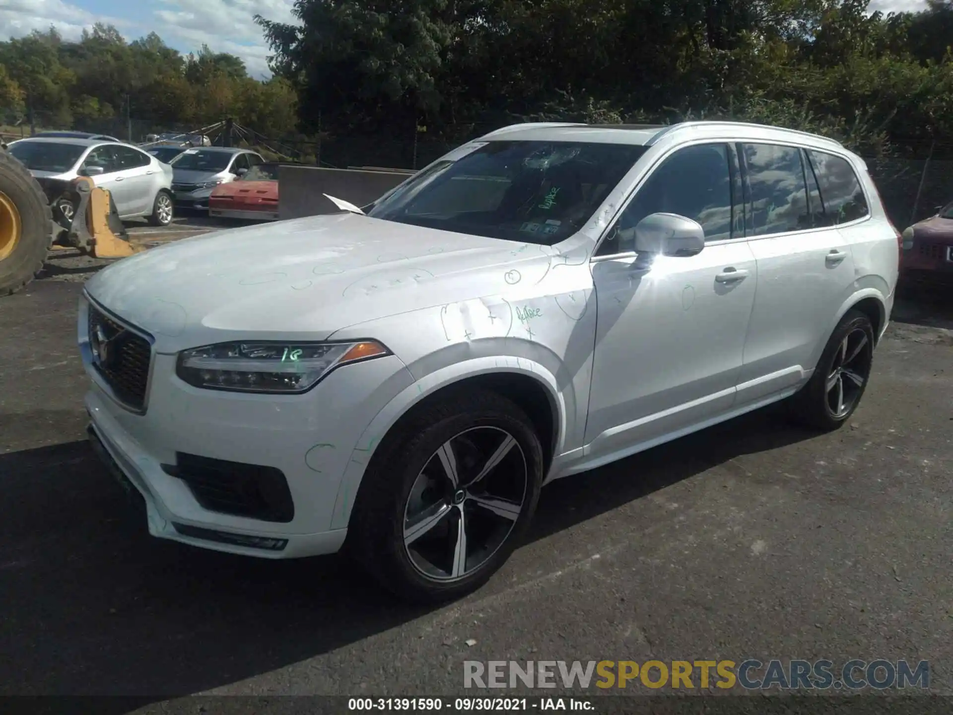 2 Photograph of a damaged car YV4102PM1K1507623 VOLVO XC90 2019