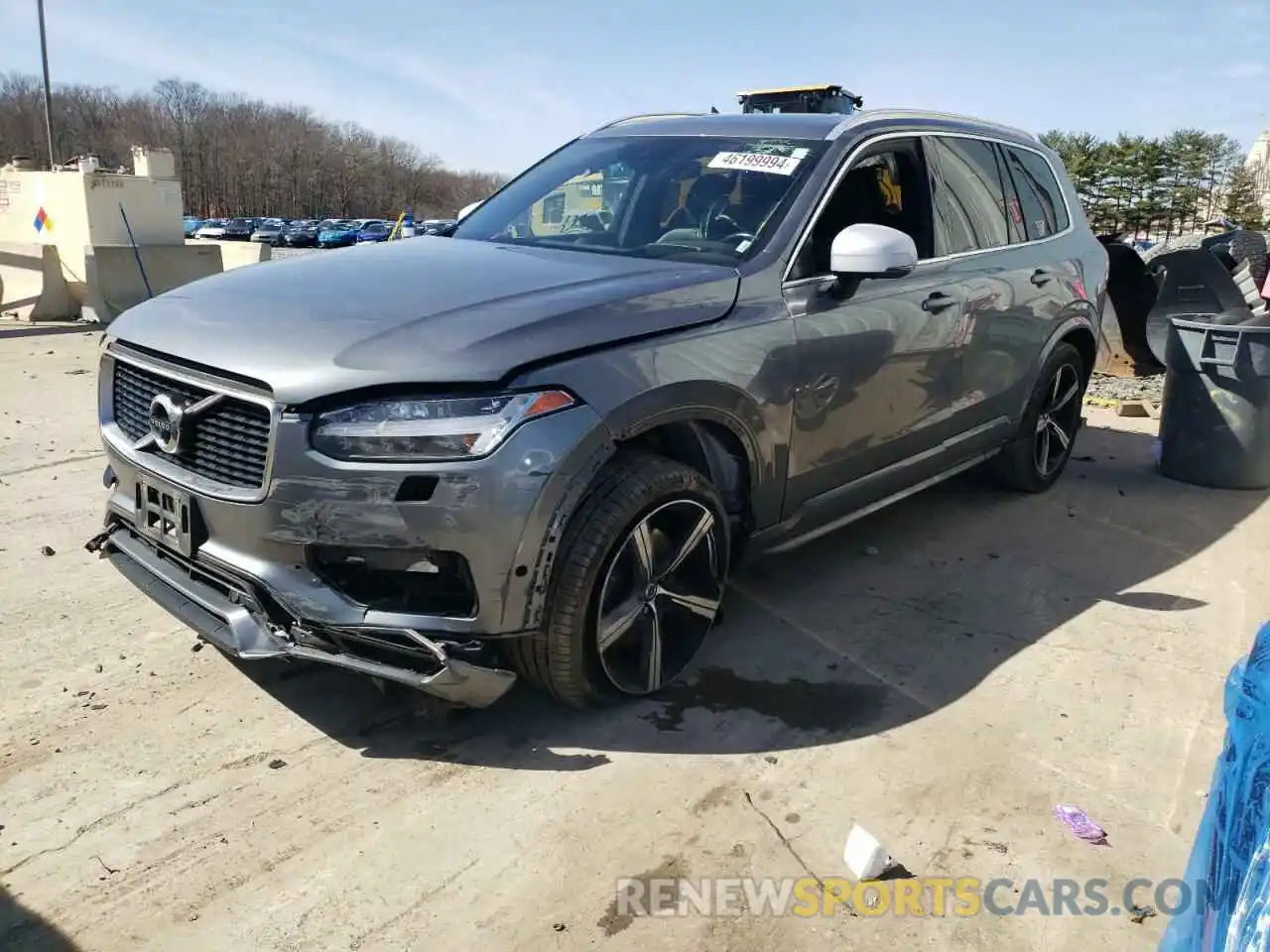 1 Photograph of a damaged car YV4102PM5K1489983 VOLVO XC90 2019