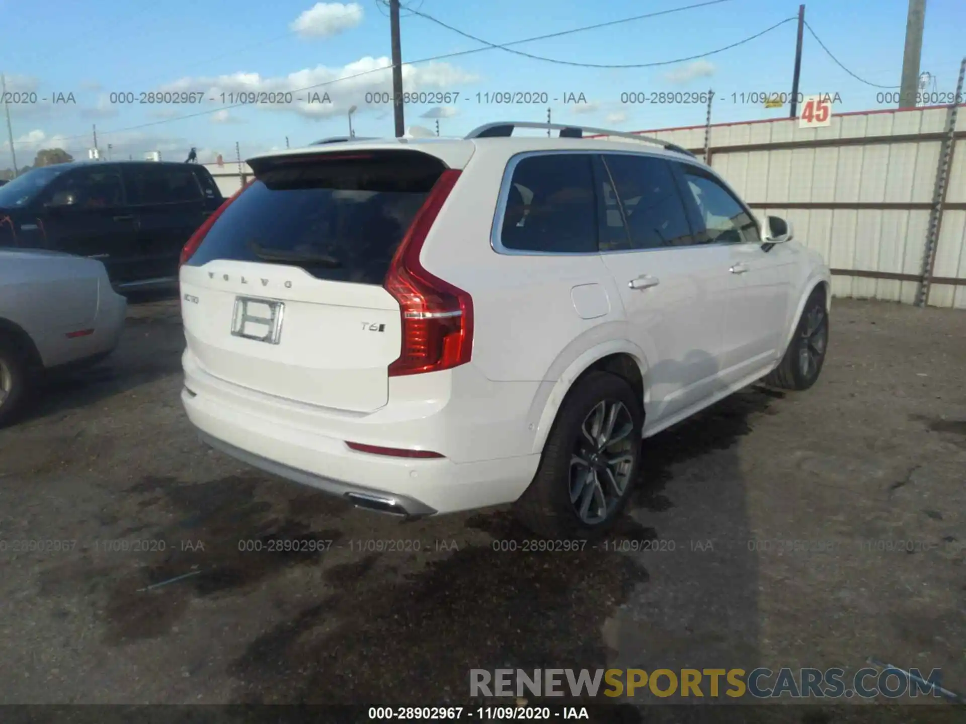 4 Фотография поврежденного автомобиля YV4A22PK0K1435418 VOLVO XC90 2019