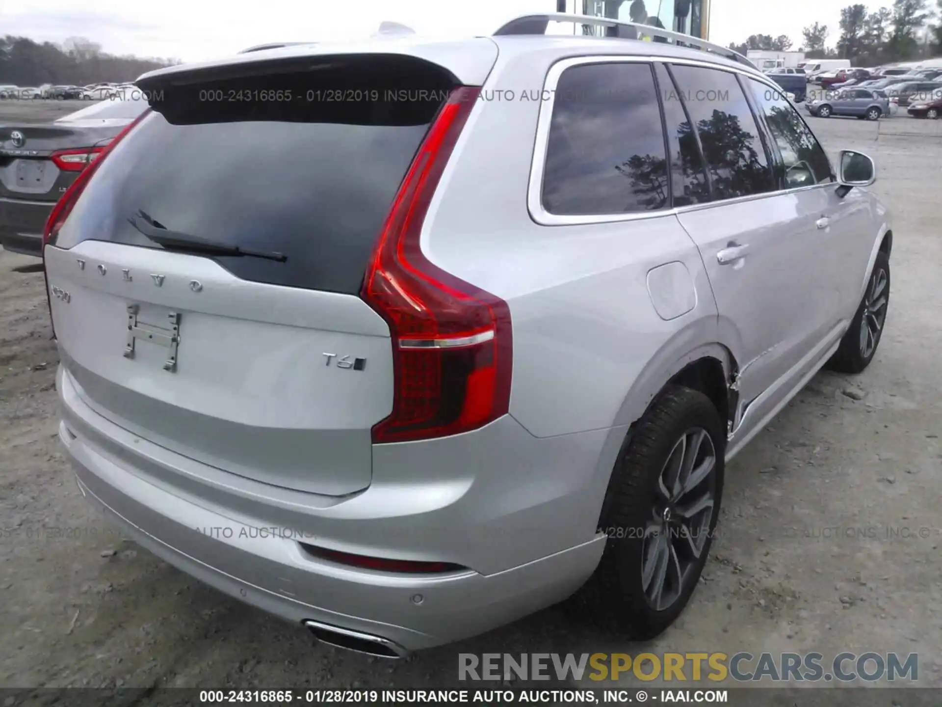 4 Фотография поврежденного автомобиля YV4A22PK2K1416840 VOLVO XC90 2019