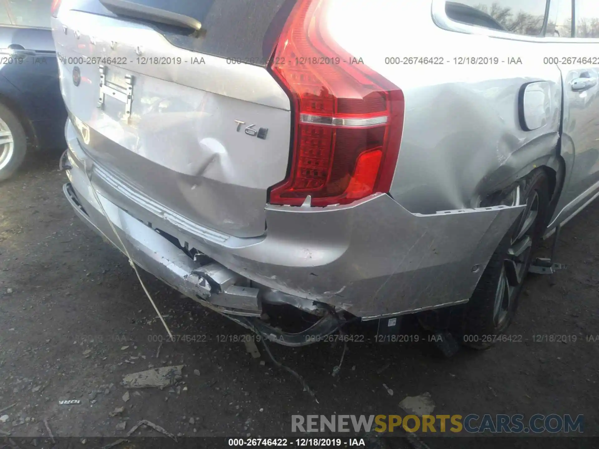 6 Photograph of a damaged car YV4A22PK2K1441642 VOLVO XC90 2019