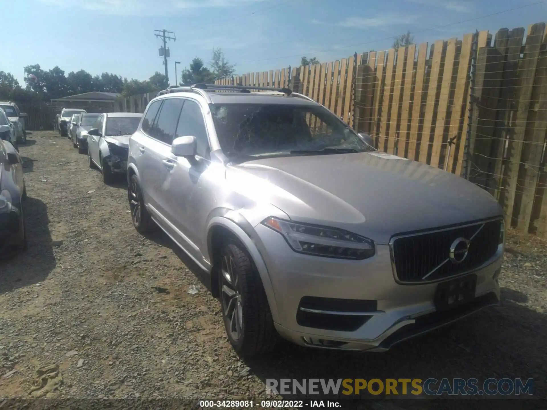 1 Фотография поврежденного автомобиля YV4A22PK3K1492860 VOLVO XC90 2019