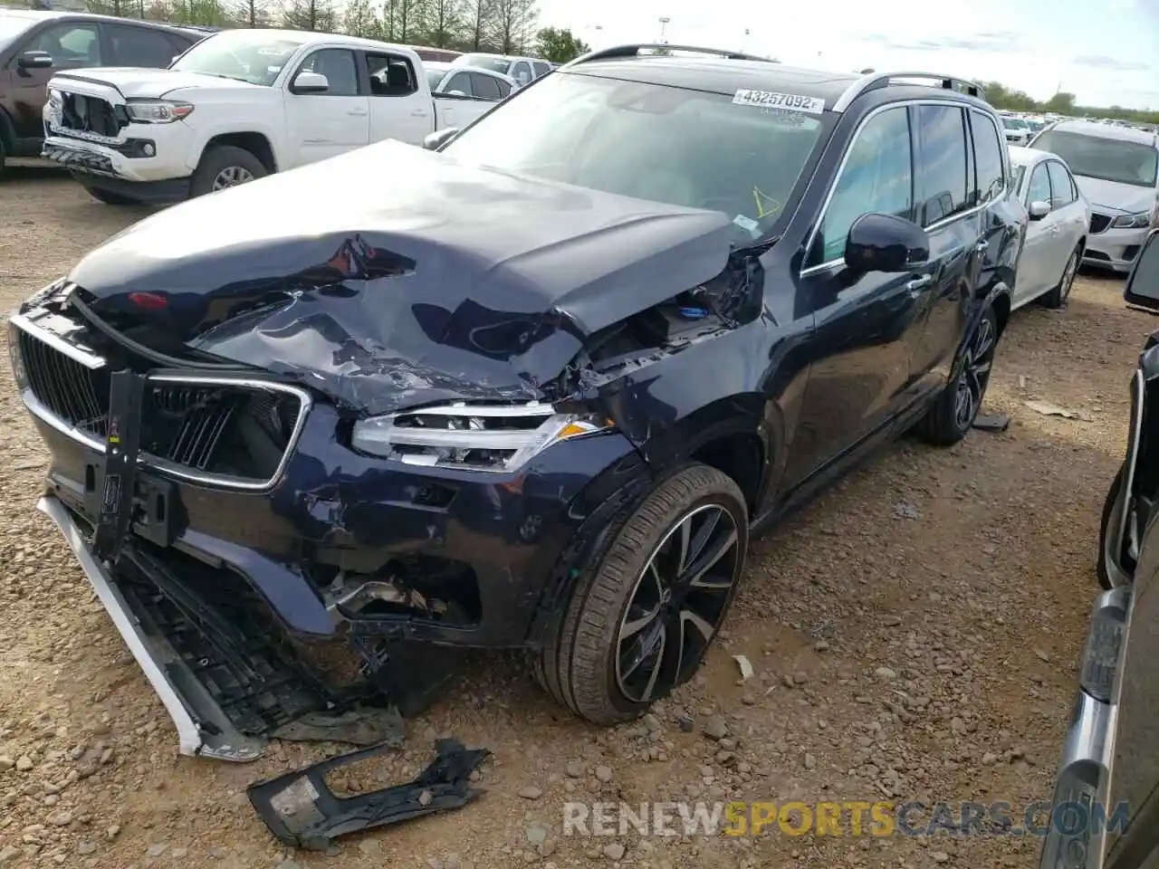 2 Photograph of a damaged car YV4A22PK4K1470284 VOLVO XC90 2019