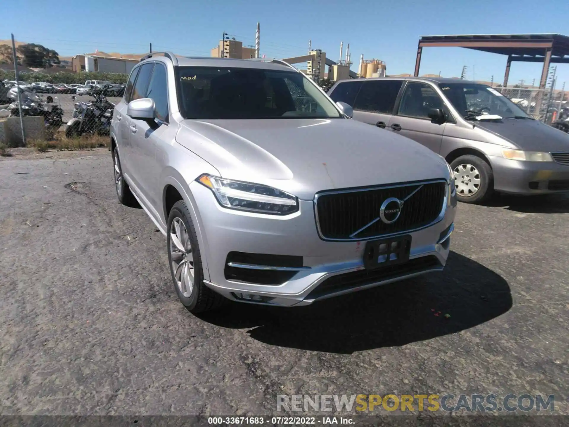 1 Photograph of a damaged car YV4A22PK4K1480166 VOLVO XC90 2019