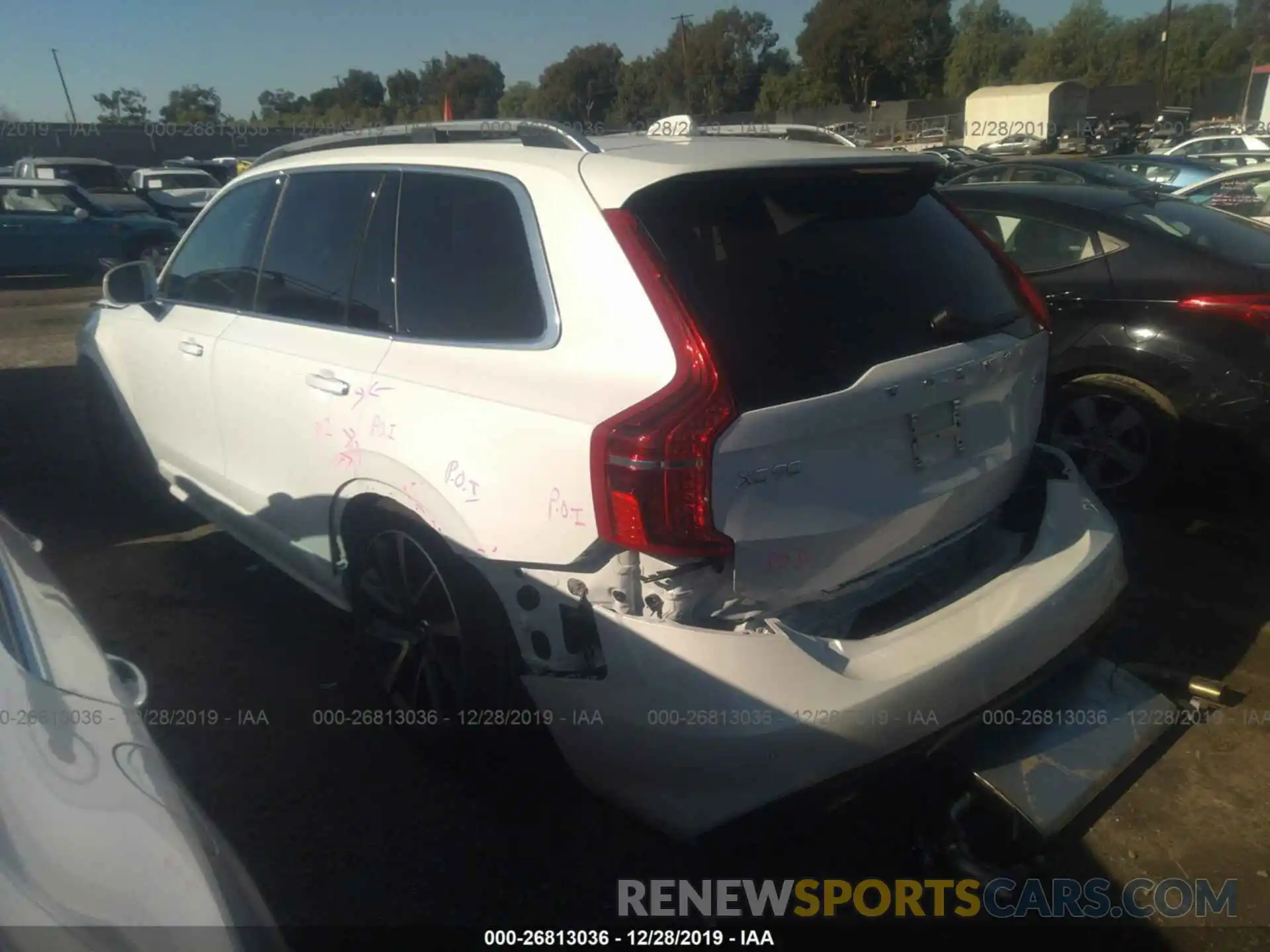 3 Photograph of a damaged car YV4A22PK5K1476417 VOLVO XC90 2019