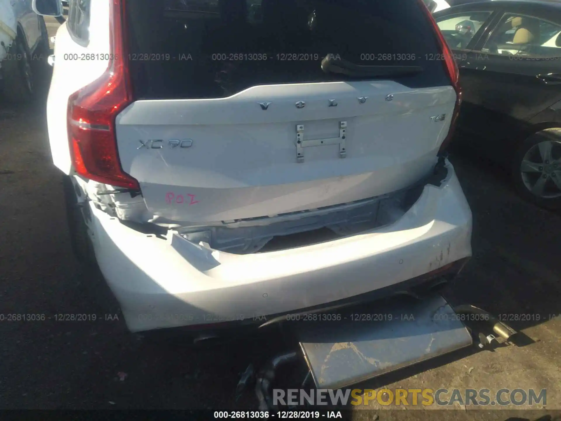 6 Photograph of a damaged car YV4A22PK5K1476417 VOLVO XC90 2019