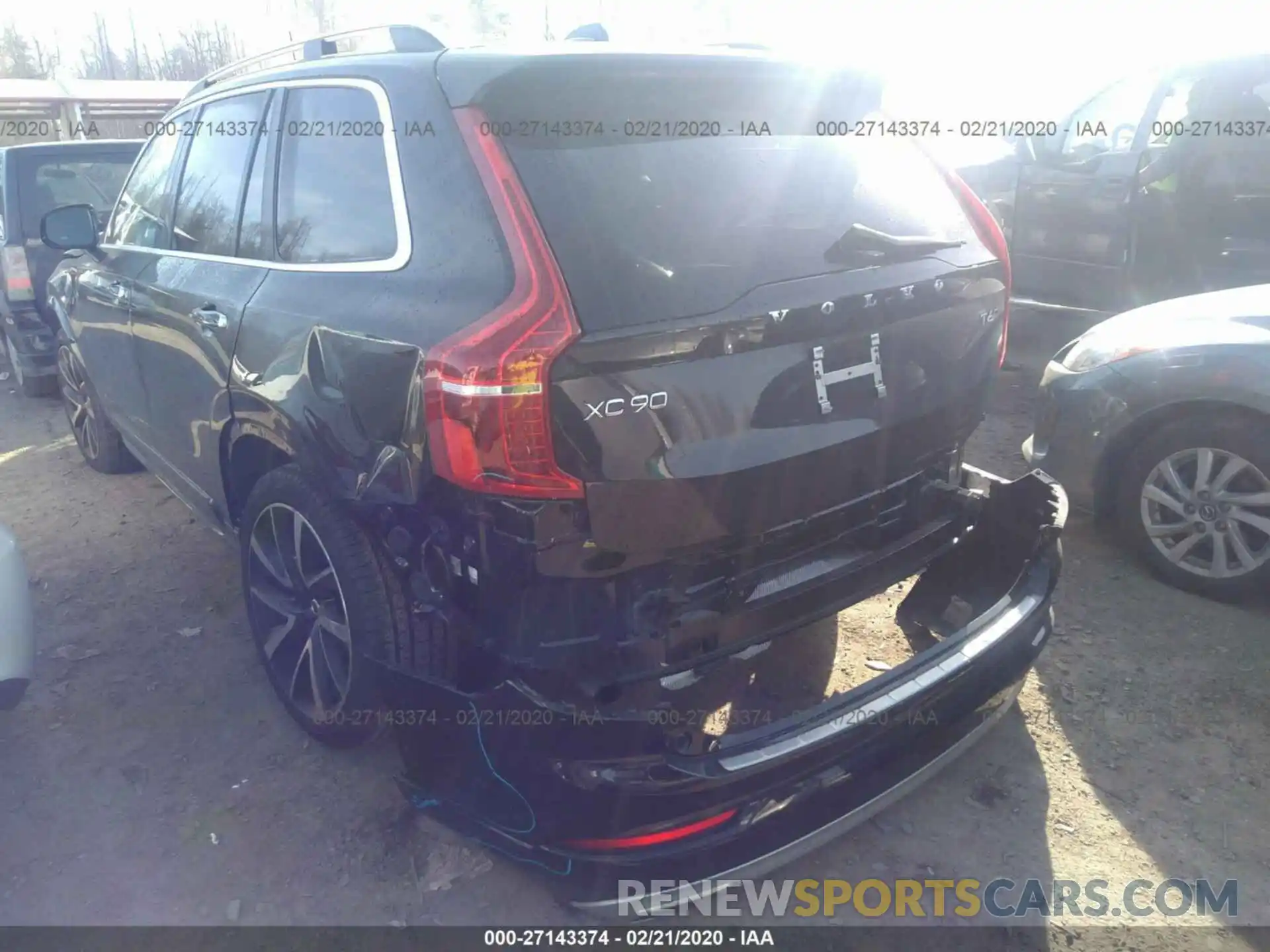 3 Фотография поврежденного автомобиля YV4A22PK6K1418400 VOLVO XC90 2019